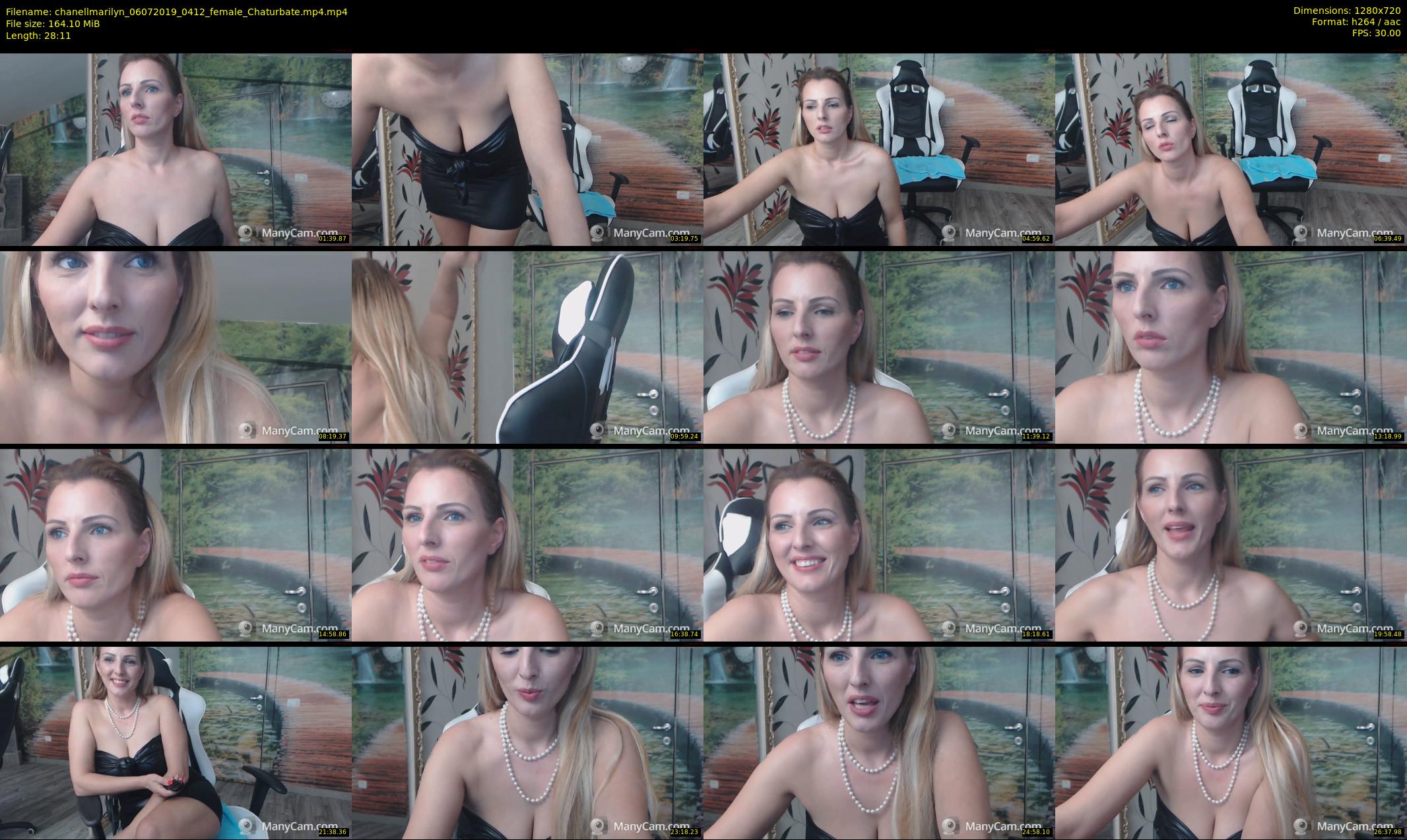 chanellmarilyn — 29 minute Chaturbate female cam show recording, 720p, Jul 6, 2019