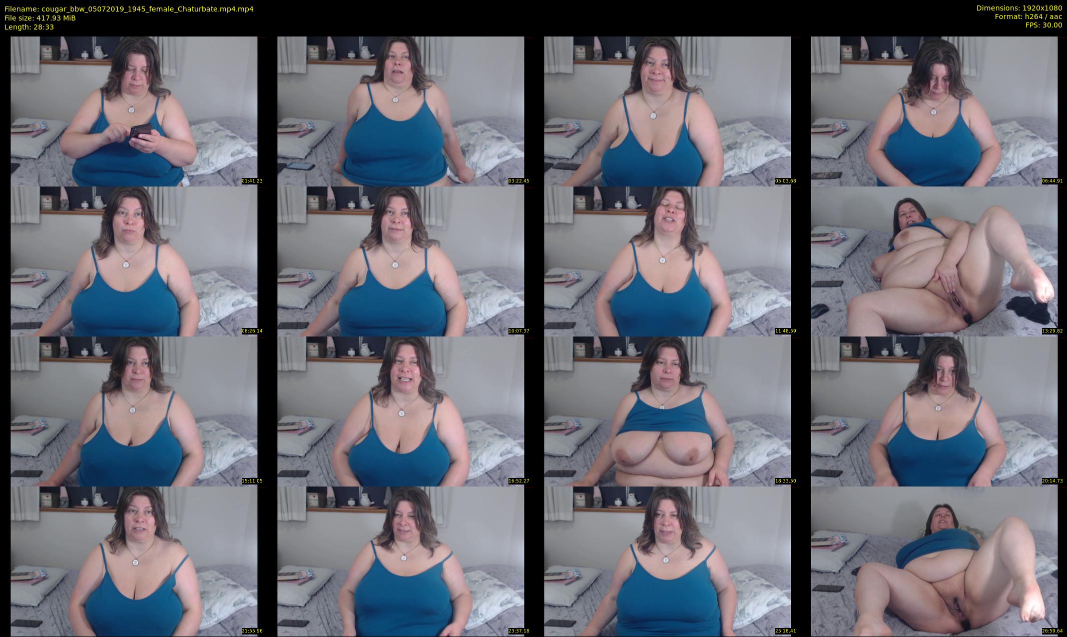 cougar_bbw — 29 minute Chaturbate female cam show recording, 1080p, Jul 5, 2019