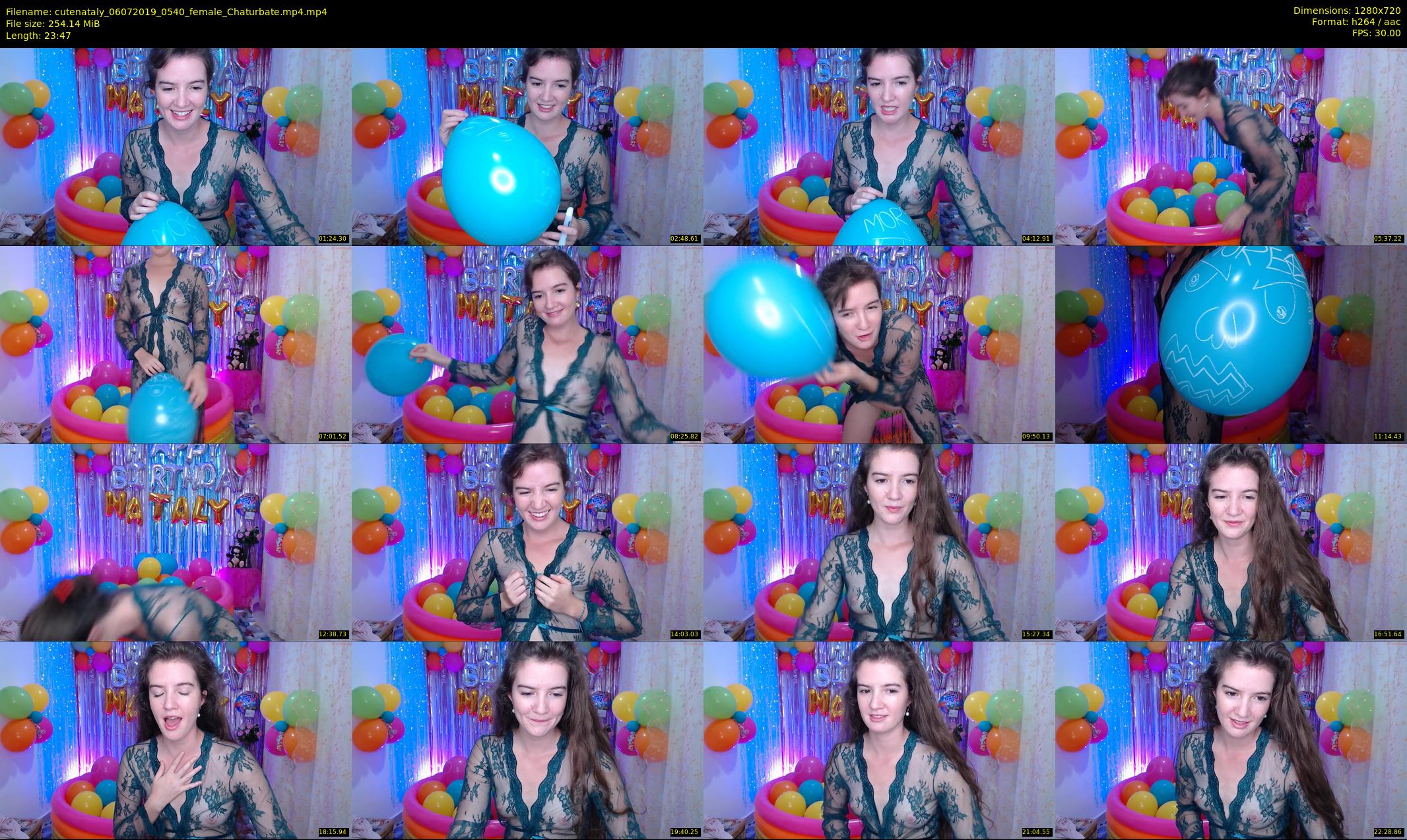 cutenataly — 24 minute Chaturbate female cam show recording, 720p, Jul 6, 2019
