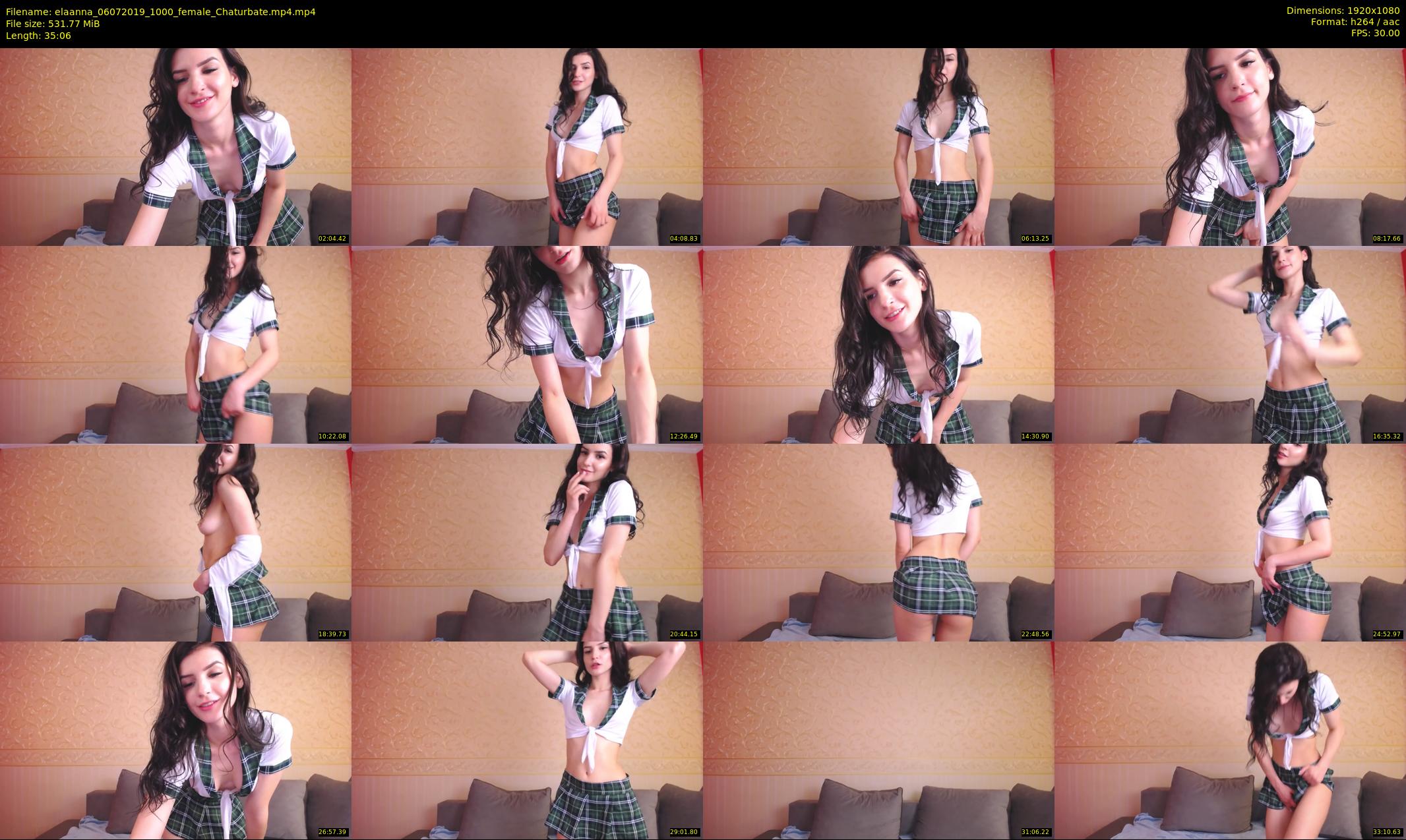 elaanna — 36 minute Chaturbate female cam show recording, 1080p, Jul 6, 2019