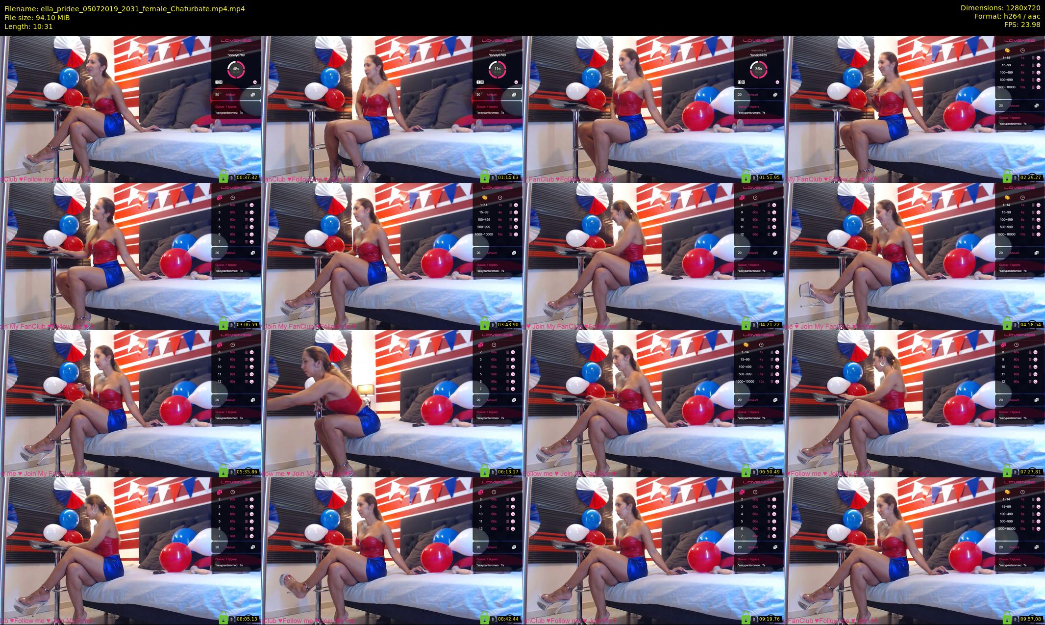 ella_pridee — 11 minute Chaturbate female cam show recording, 720p, Jul 5, 2019