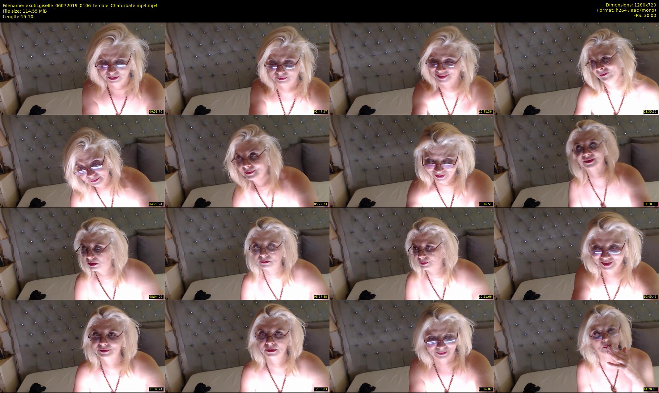 exoticgiselle — 16 minute Chaturbate female cam show recording, 720p, Jul 6, 2019
