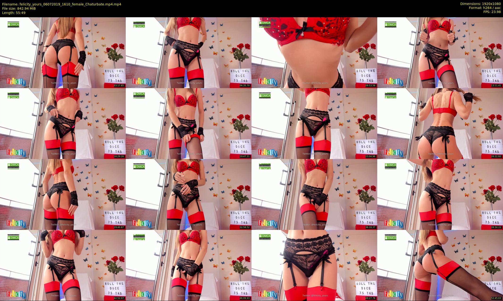 felicity_yours — 56 minute Chaturbate female cam show recording, 1080p, Jul 6, 2019