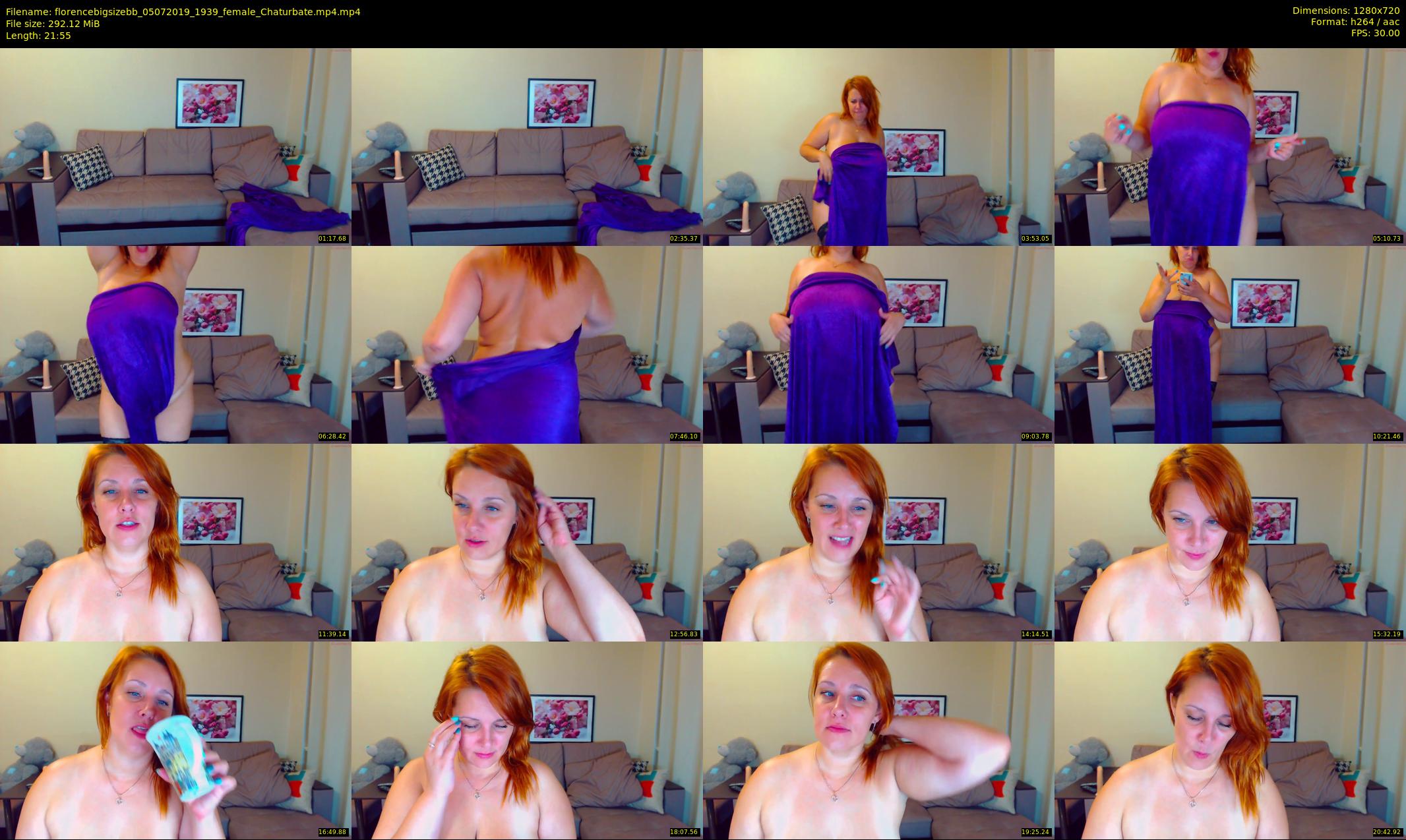 florencebigsizebb — 22 minute Chaturbate female cam show recording, 720p, Jul 5, 2019