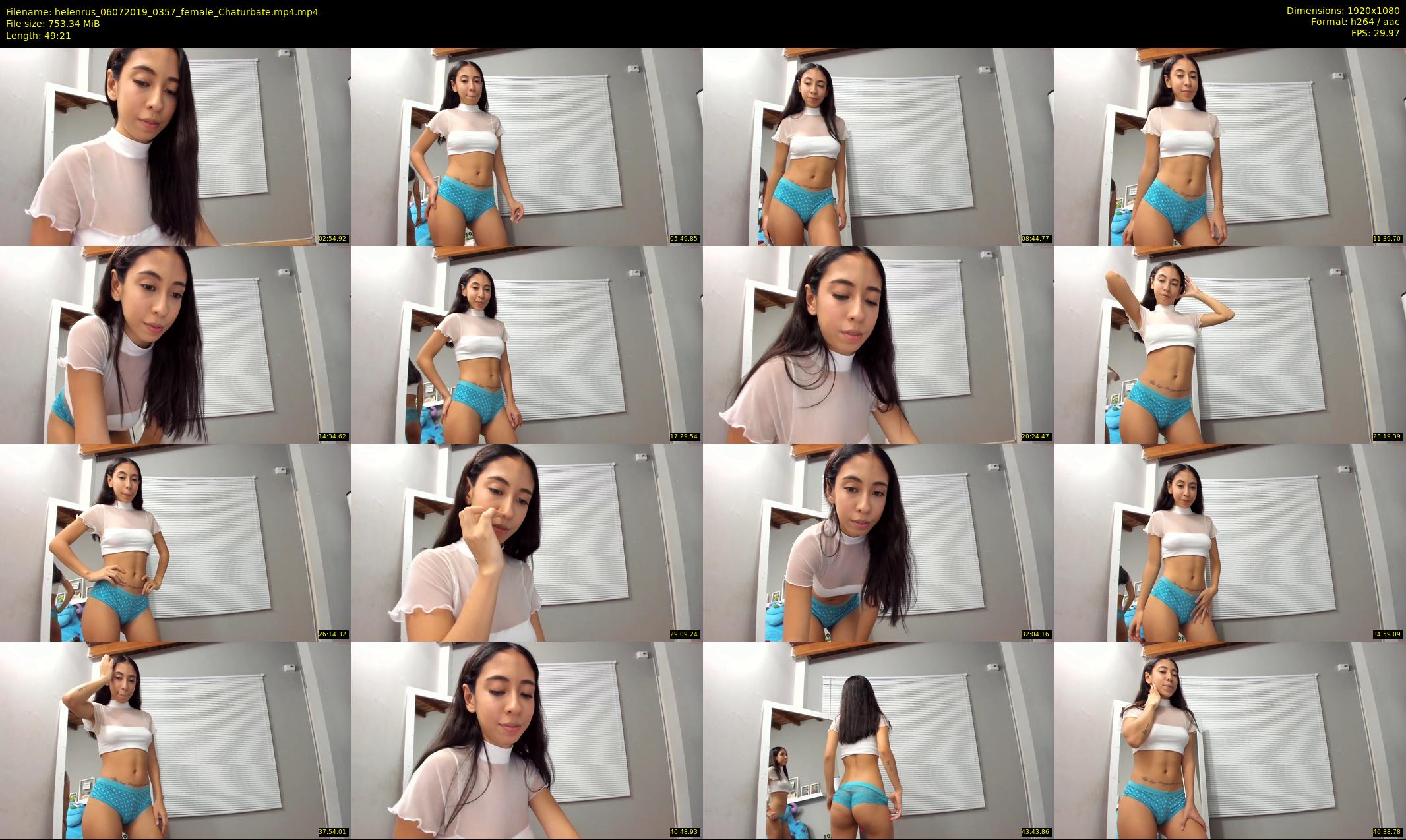 helenrus — 50 minute Chaturbate female cam show recording, 1080p, Jul 6, 2019