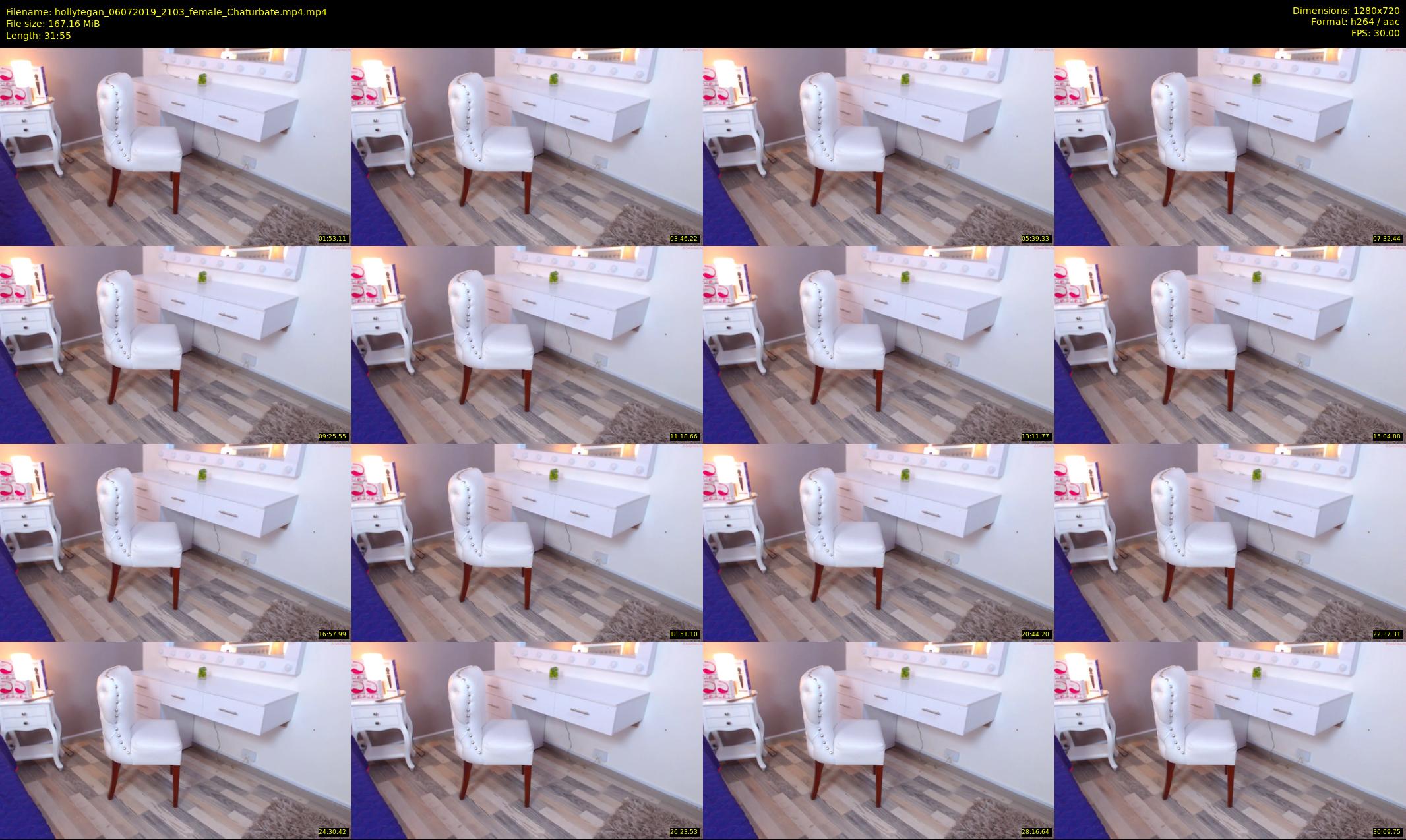 hollytegan — 32 minute Chaturbate female cam show recording, 720p, Jul 6, 2019