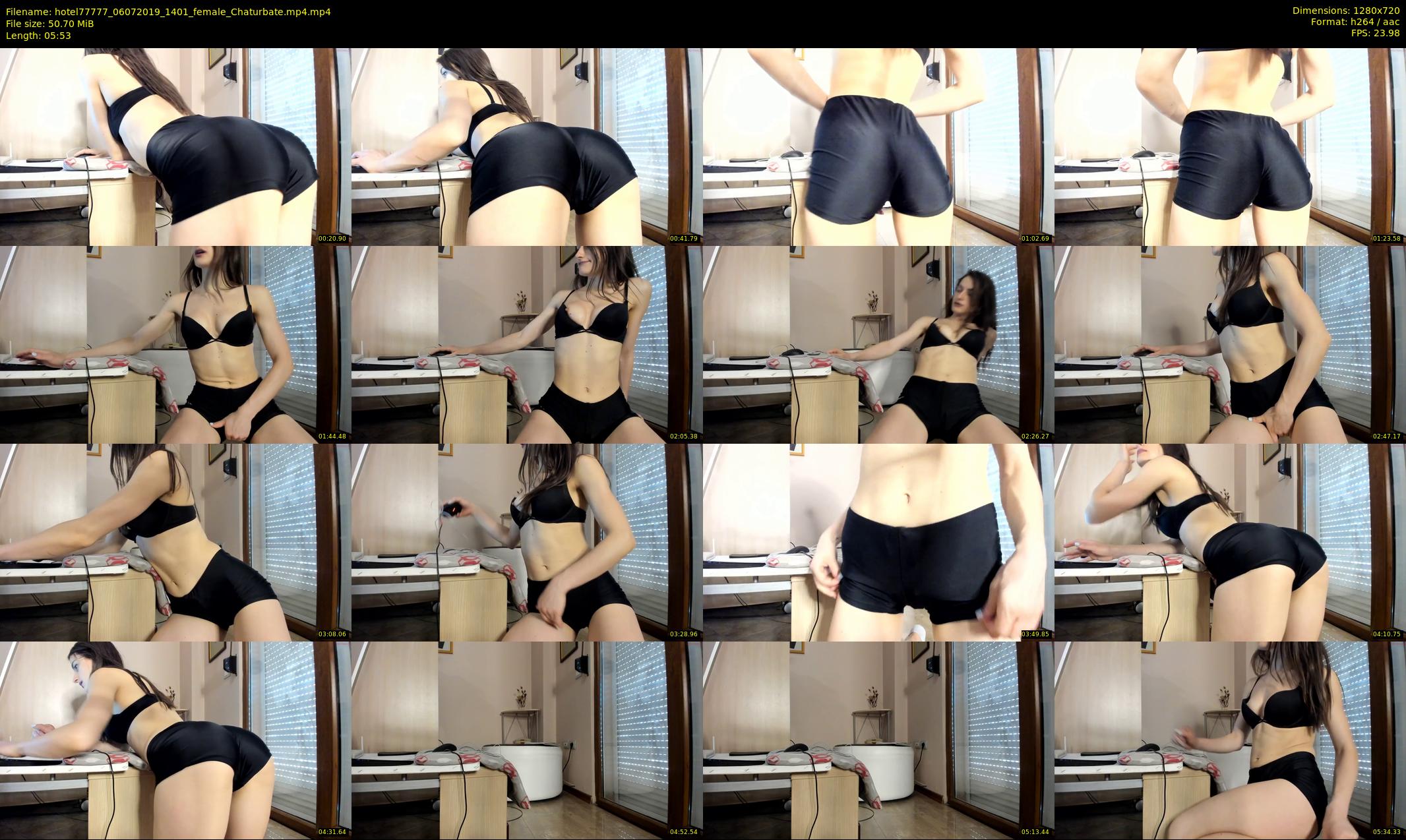 hotel77777 — 6 minute Chaturbate female cam show recording, 720p, Jul 6, 2019