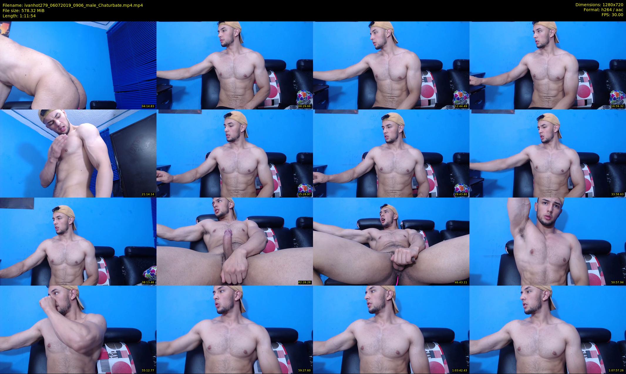 ivanhot279 — 72 minute Chaturbate male cam show recording, 720p, Jul 6, 2019