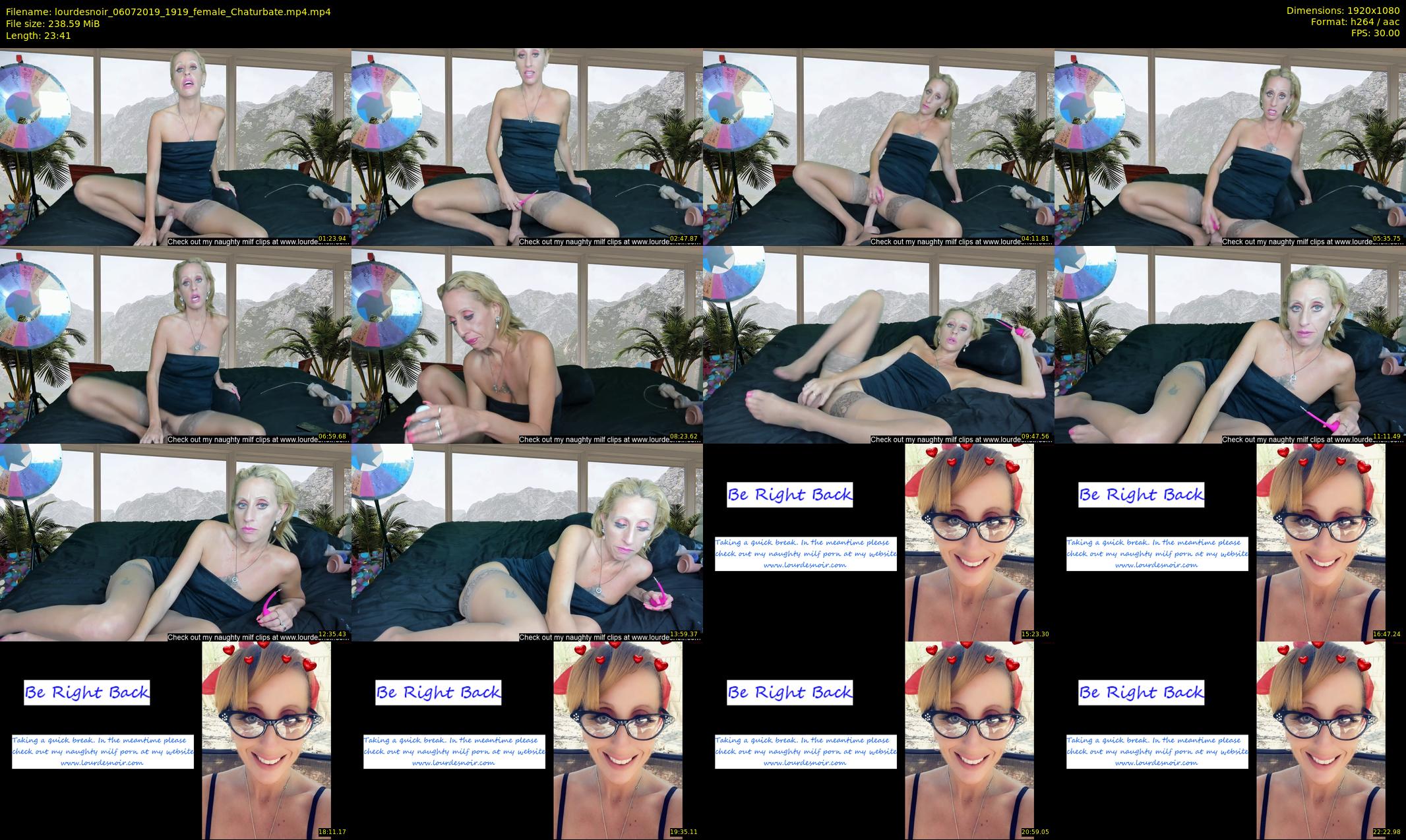 lourdesnoir — 24 minute Chaturbate female cam show recording, 1080p, Jul 6, 2019