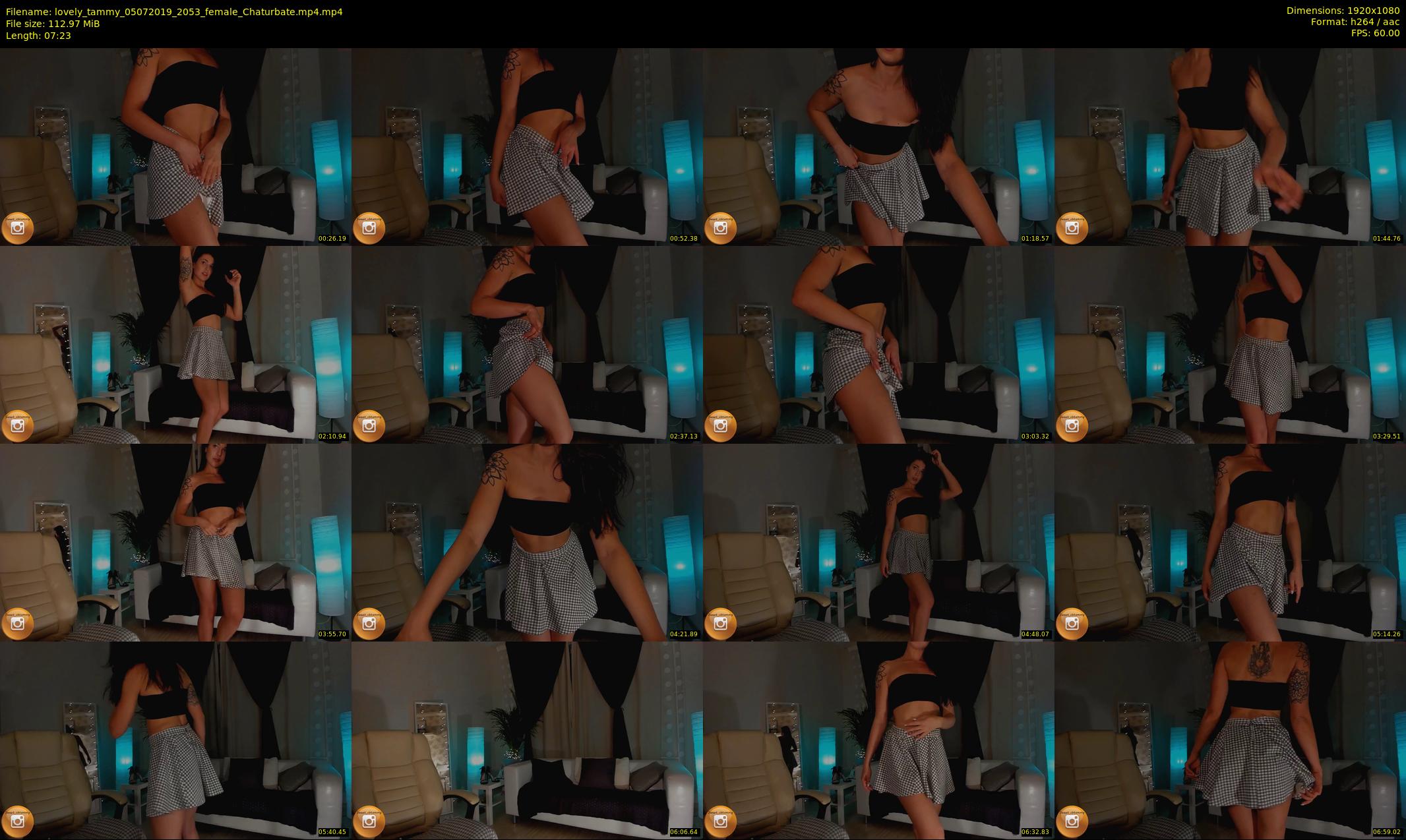 lovely_tammy — 8 minute Chaturbate female cam show recording, 1080p, Jul 5, 2019
