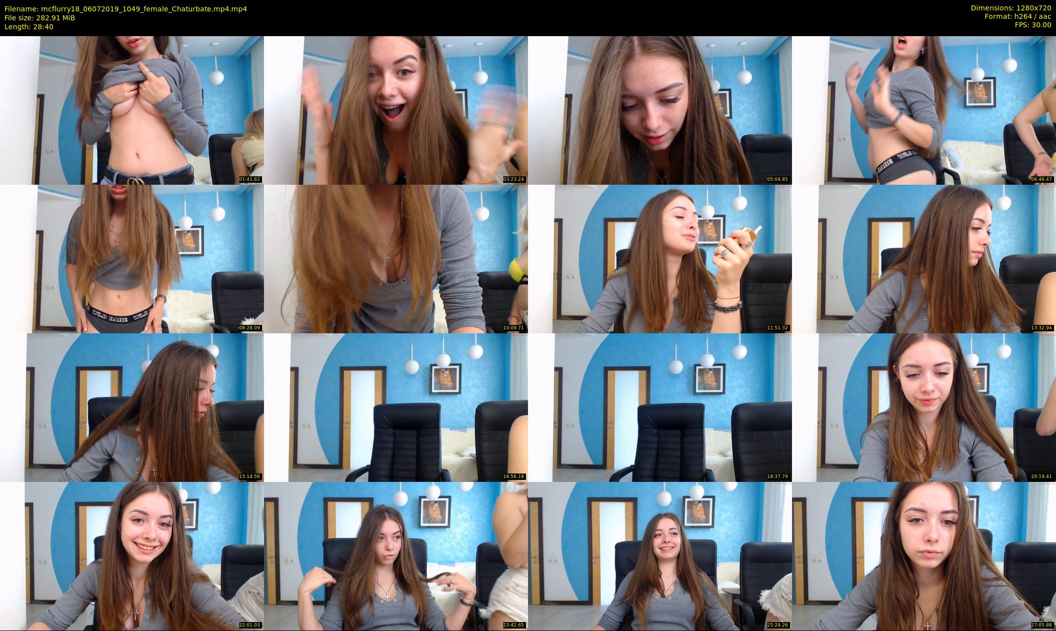 mcflurry18 — 29 minute Chaturbate female cam show recording, 720p, Jul 6, 2019