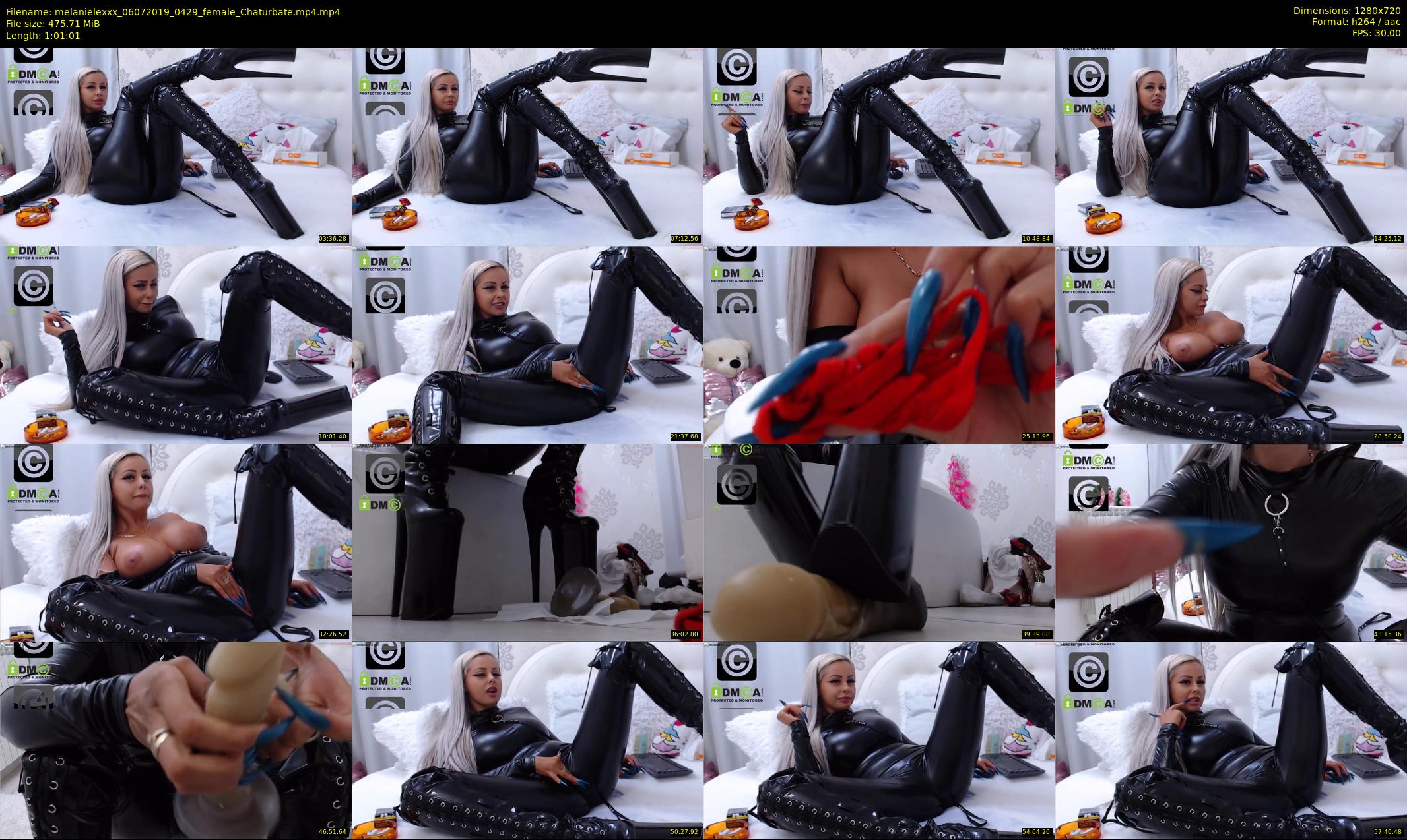 melanielexxx — 62 minute Chaturbate female cam show recording, 720p, Jul 6, 2019