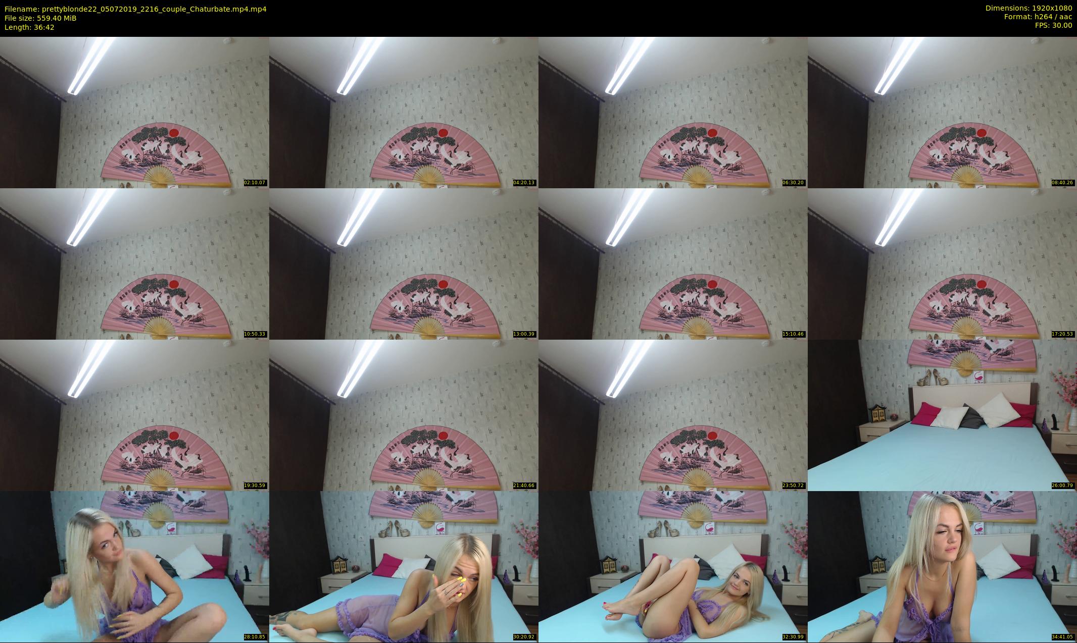 prettyblonde22 — 37 minute Chaturbate female cam show recording, 1080p, Jul 5, 2019