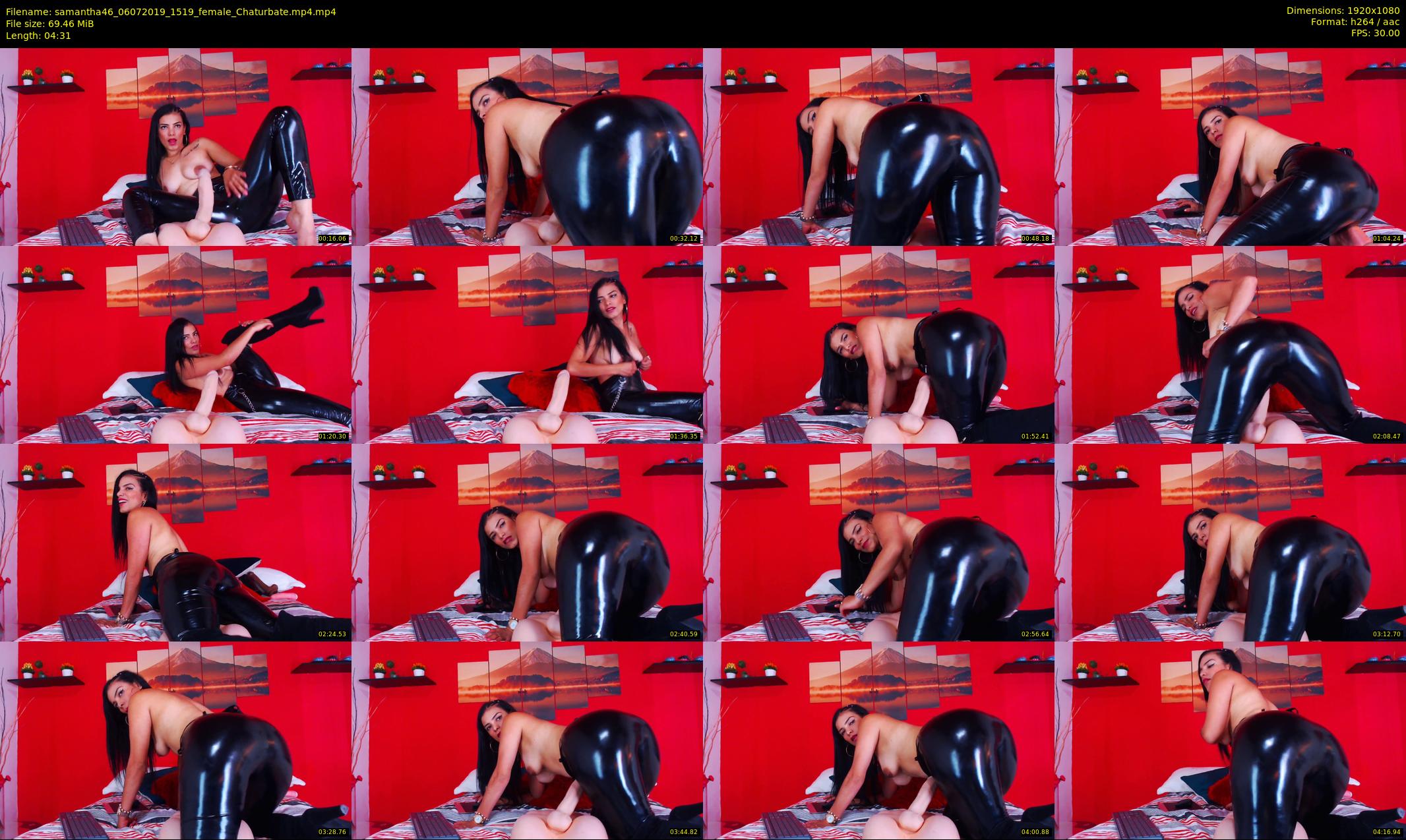 samantha46 — 5 minute Chaturbate female cam show recording, 1080p, Jul 6, 2019