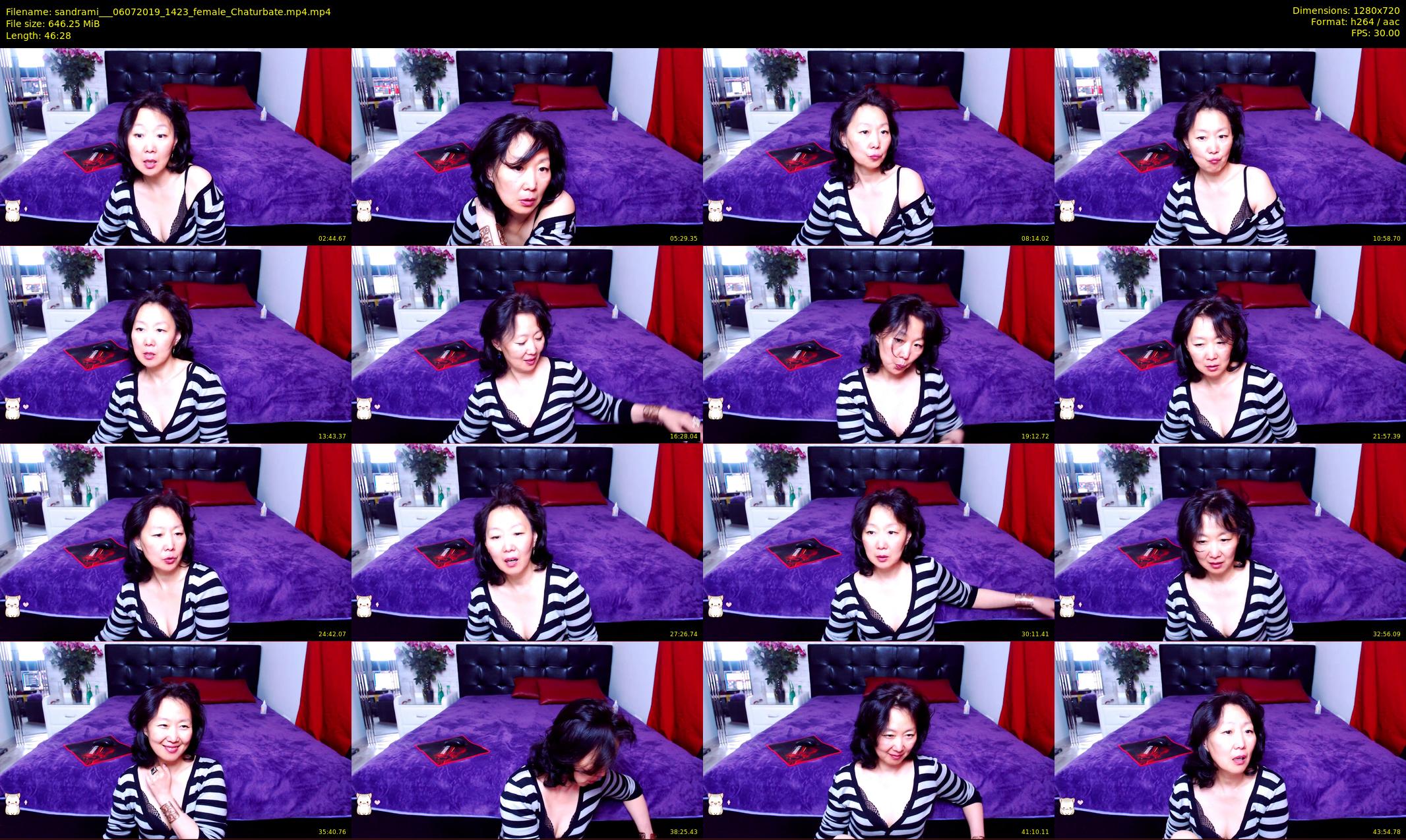 sandrami__ — 47 minute Chaturbate female cam show recording, 720p, Jul 6, 2019
