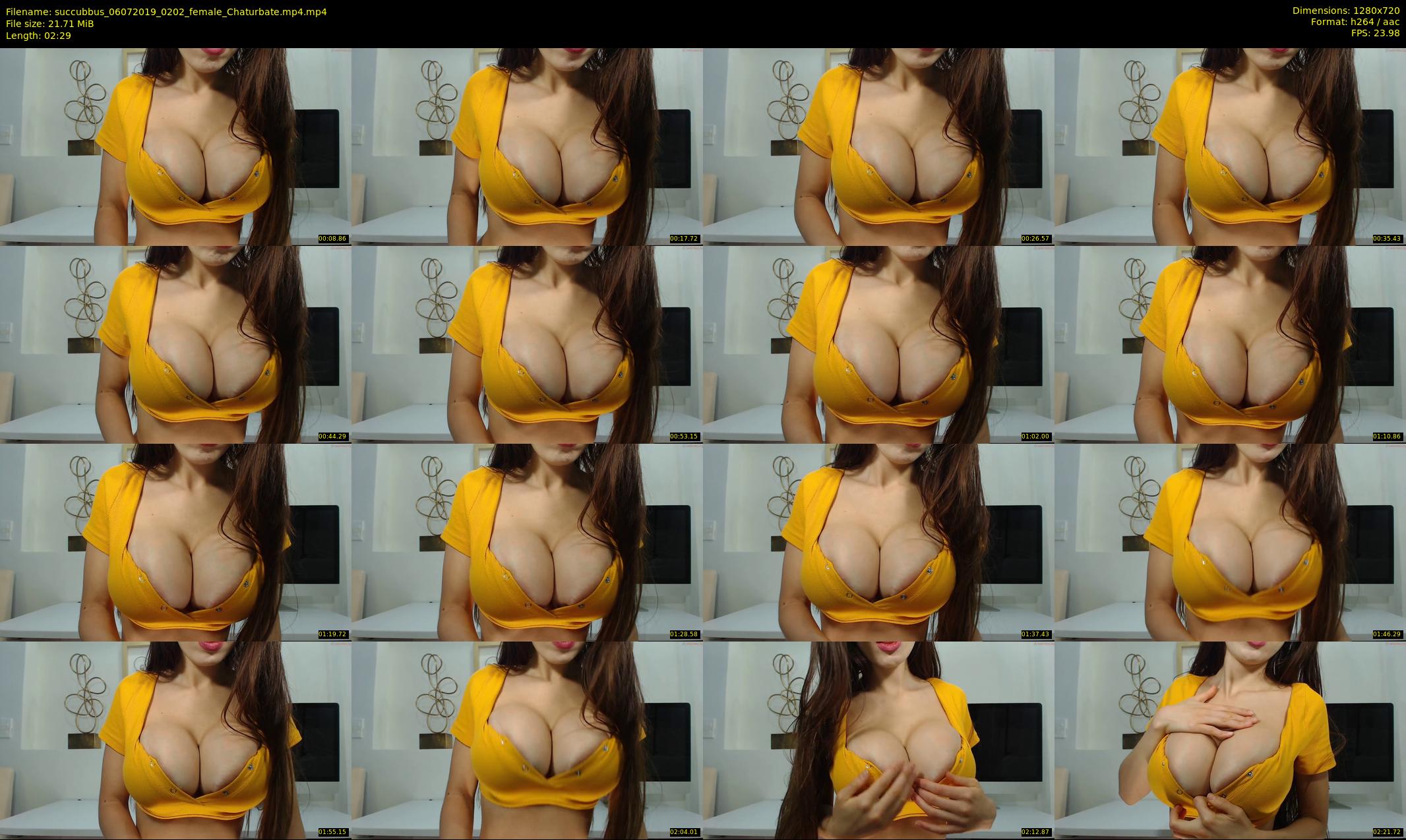 succubbus — 3 minute Chaturbate female cam show recording, 720p, Jul 6, 2019