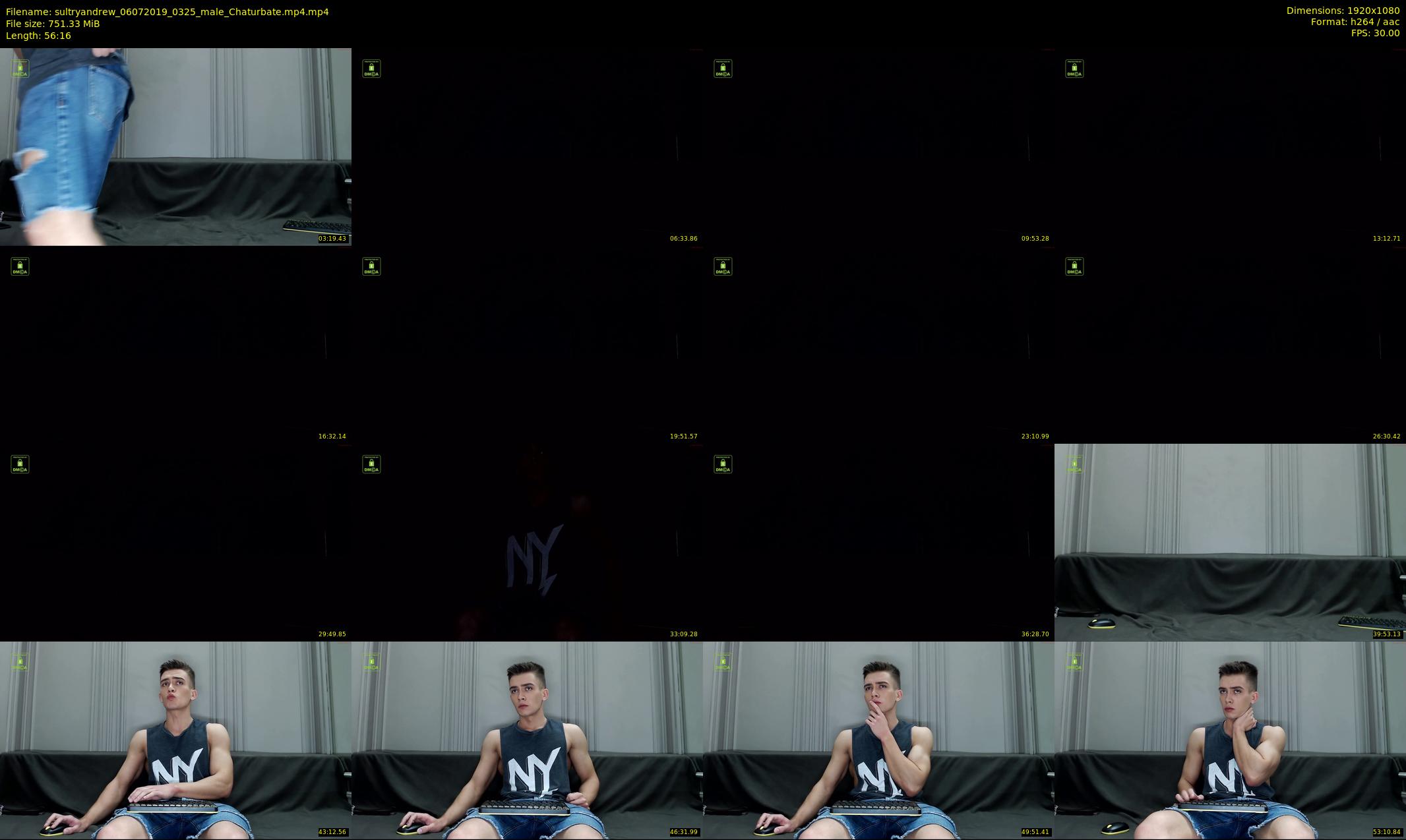 sultryandrew — 57 minute Chaturbate male cam show recording, 1080p, Jul 6, 2019