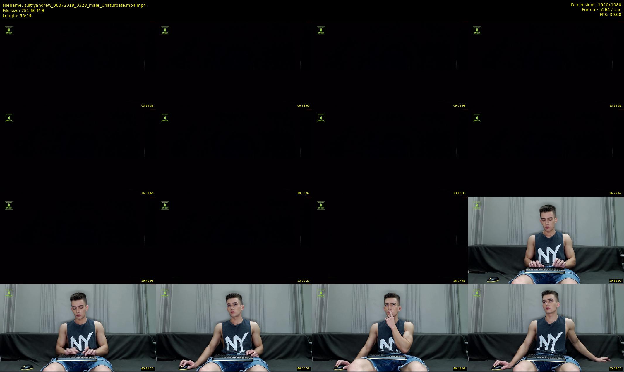 sultryandrew — 57 minute Chaturbate male cam show recording, 1080p, Jul 6, 2019