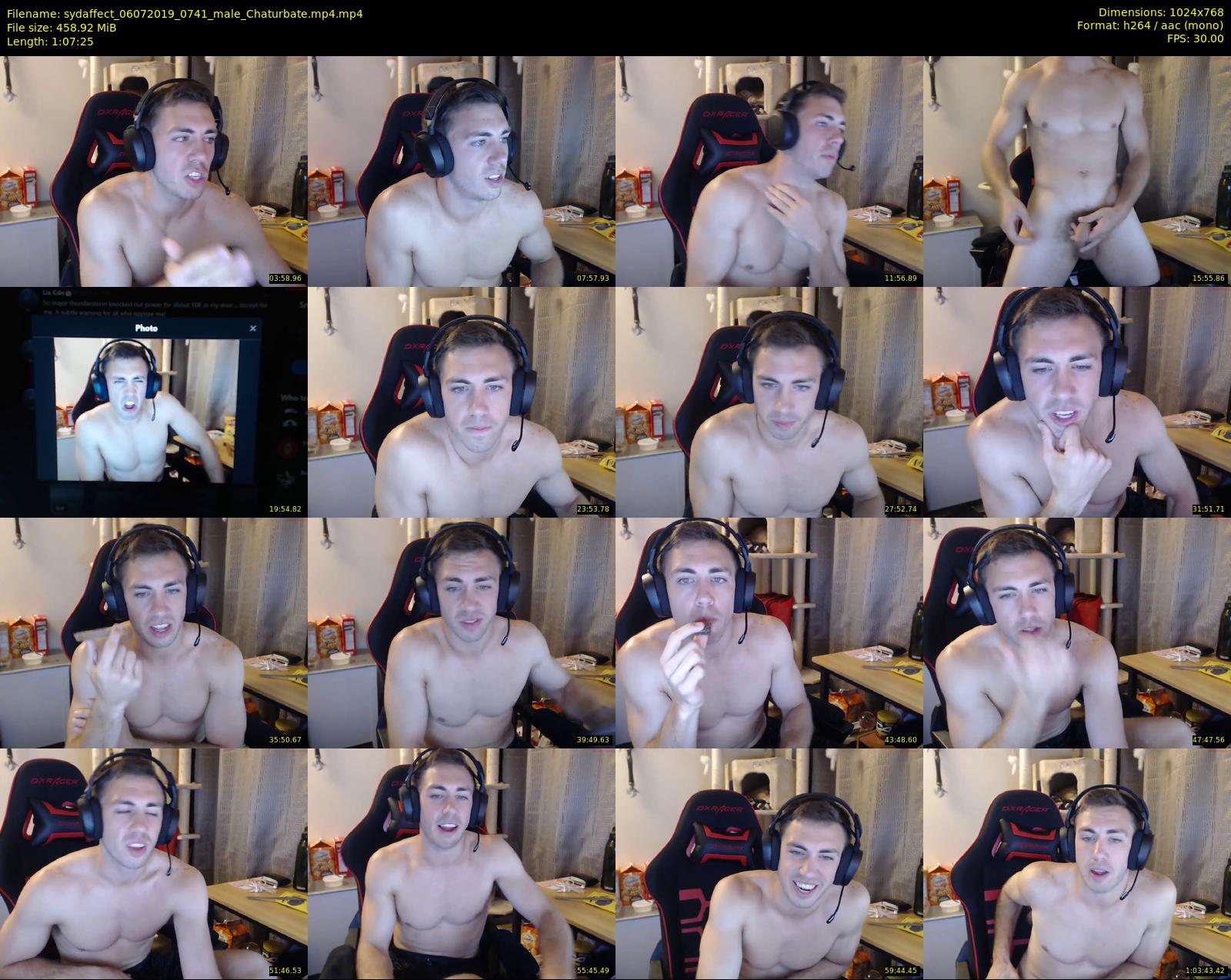 sydaffect — 68 minute Chaturbate male cam show recording, 720p, Jul 6, 2019