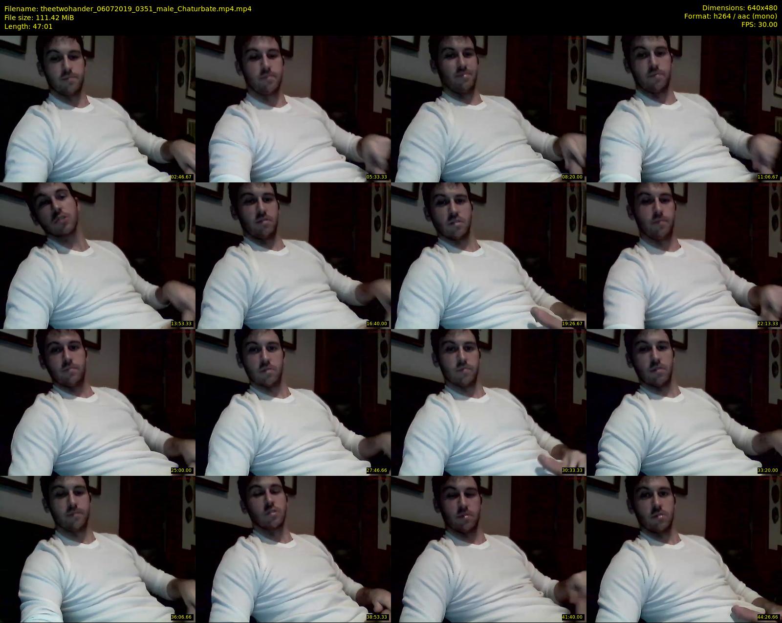 theetwohander — 48 minute Chaturbate male cam show recording, 480p, Jul 6, 2019