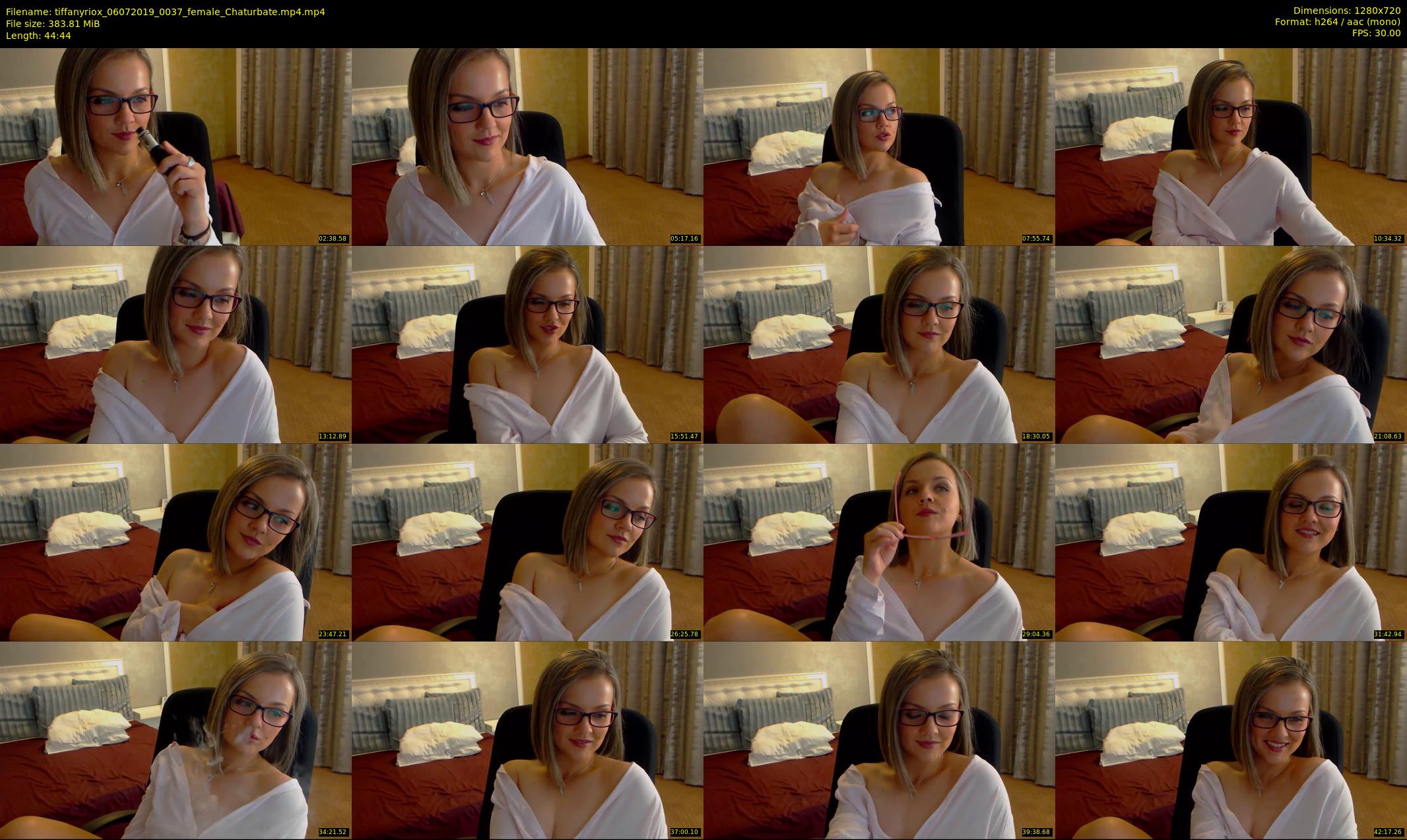 tiffanyriox — 45 minute Chaturbate female cam show recording, 720p, Jul 6, 2019