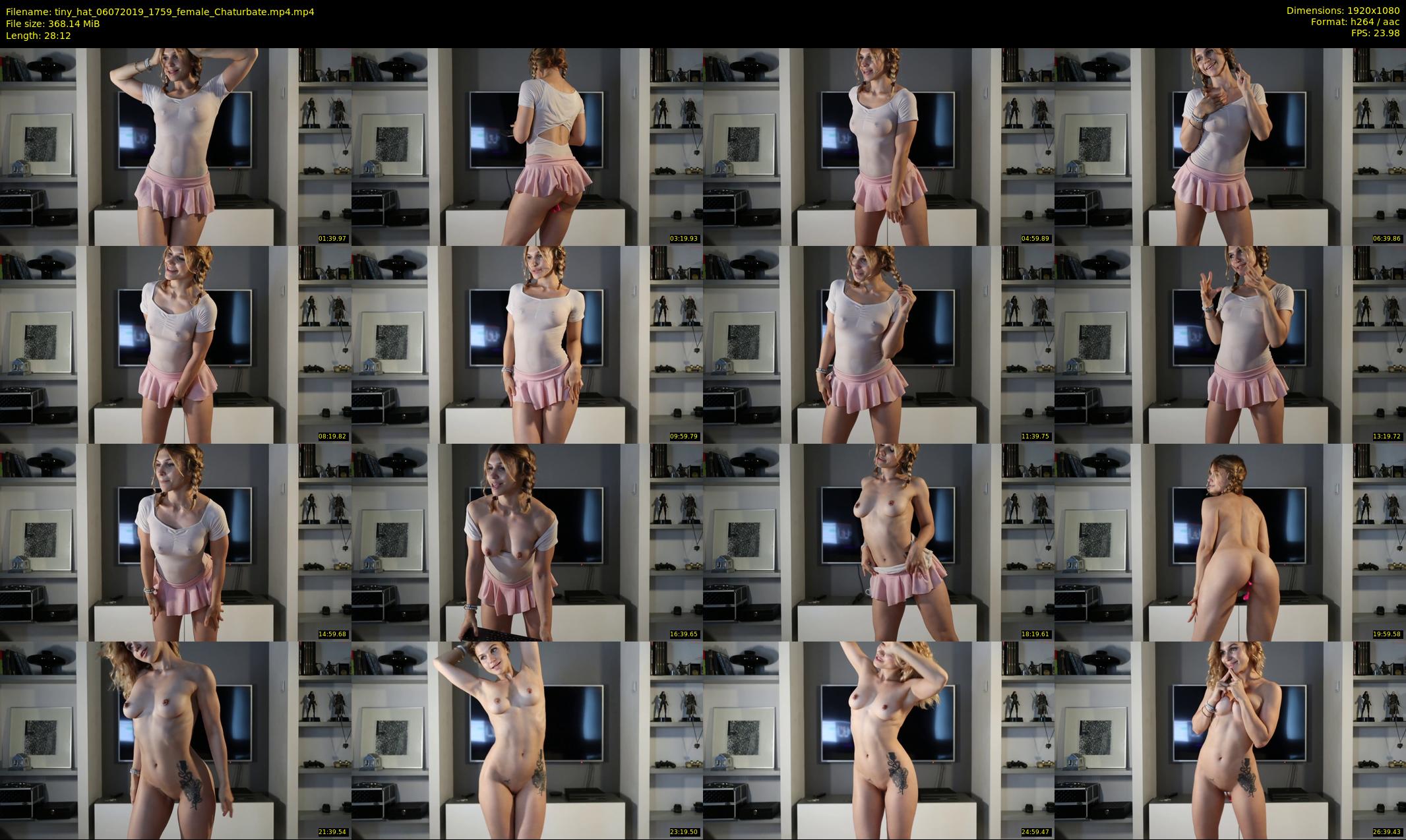 tiny_hat — 29 minute Chaturbate female cam show recording, 1080p, Jul 6, 2019