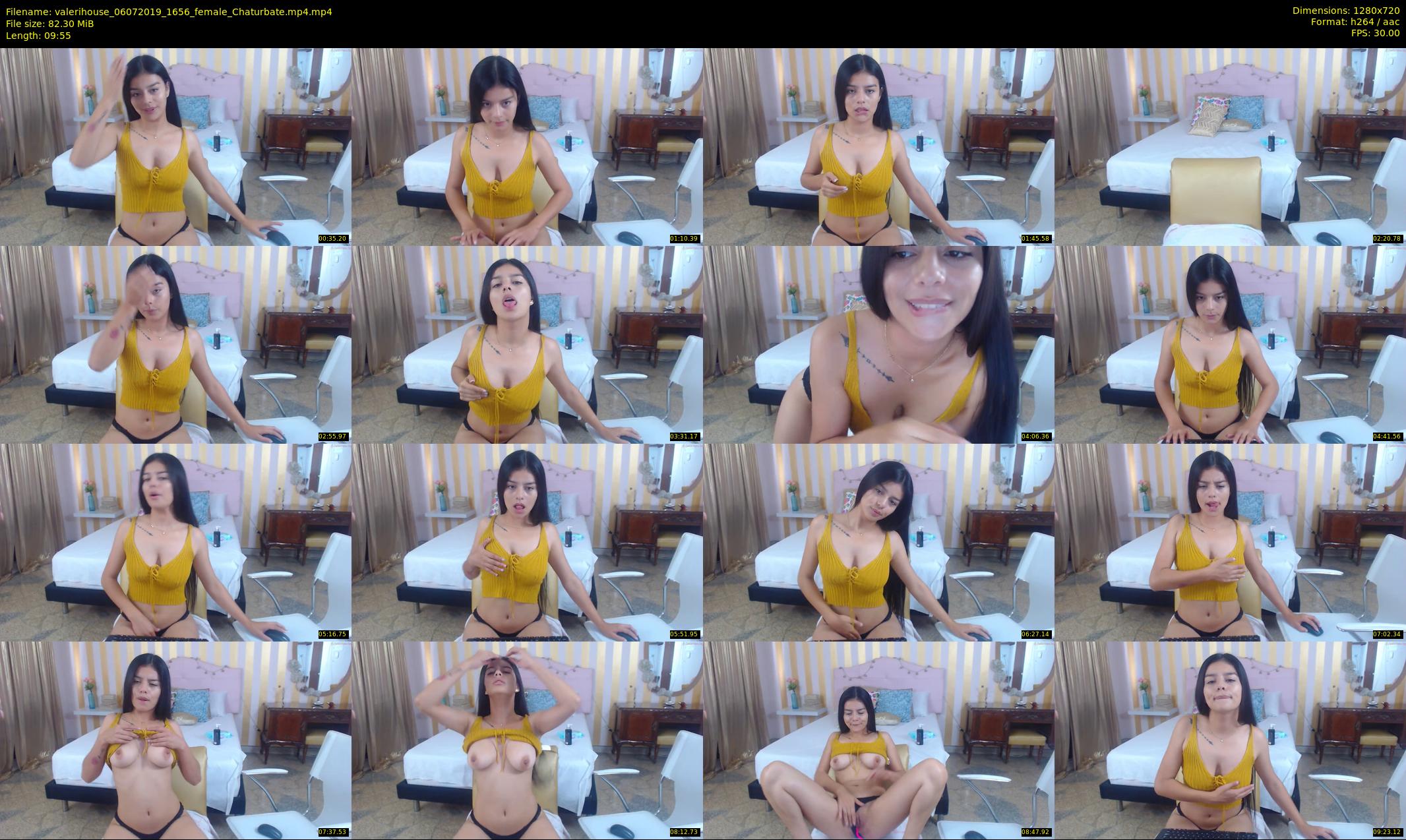 valerihouse — 10 minute Chaturbate female cam show recording, 720p, Jul 6, 2019