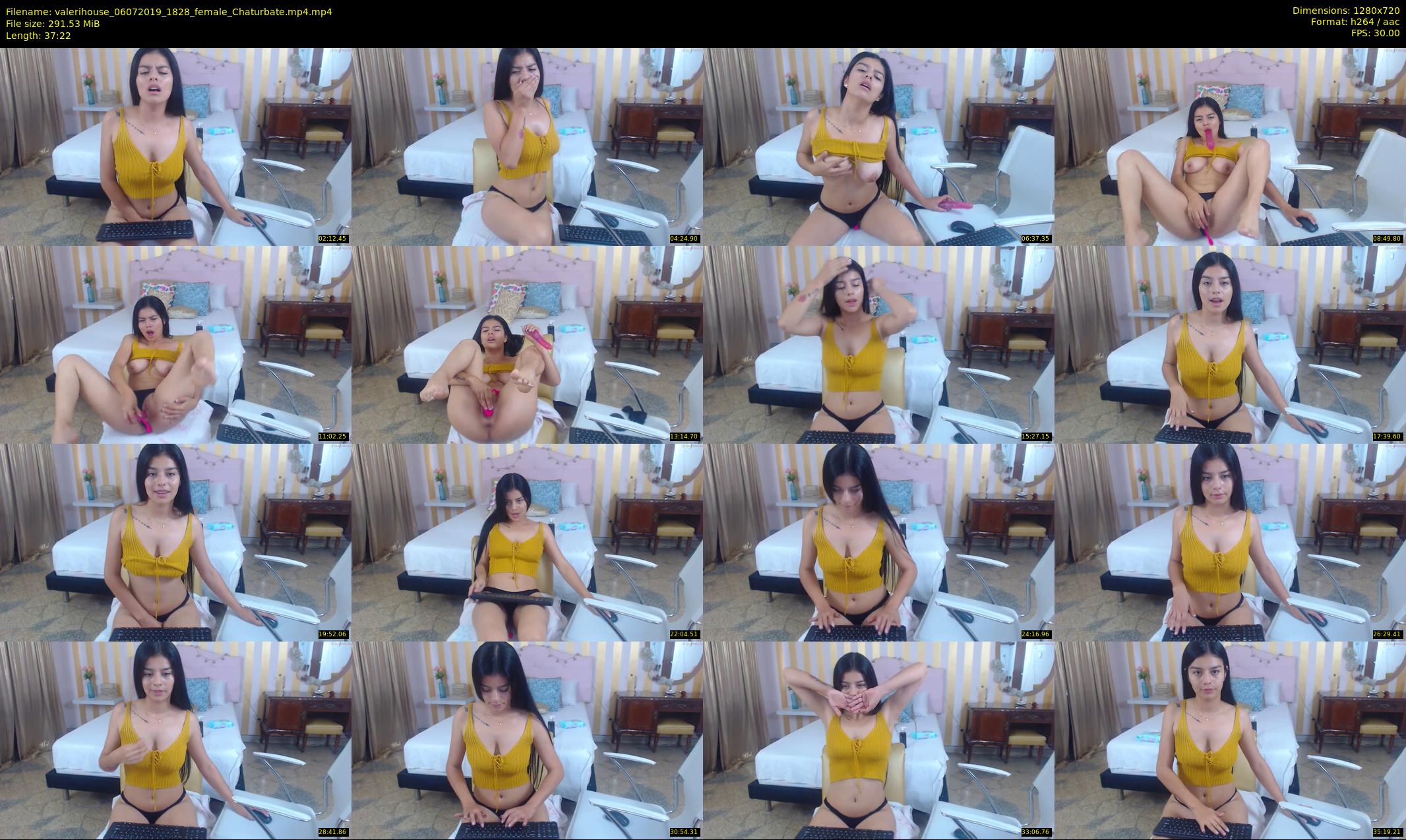 valerihouse — 38 minute Chaturbate female cam show recording, 720p, Jul 6, 2019