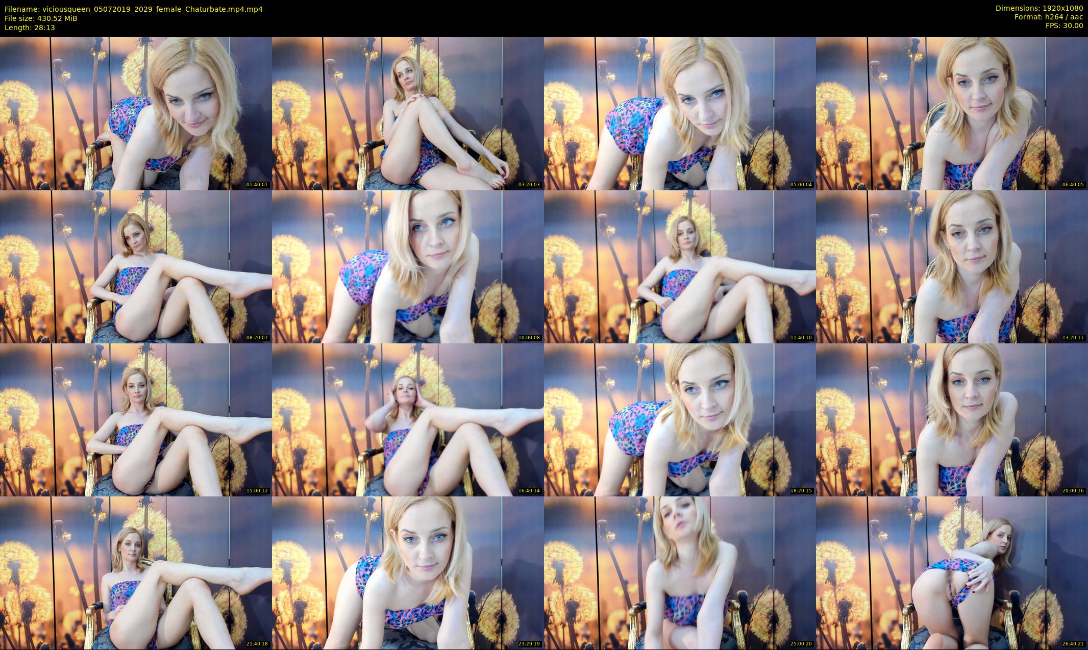 viciousqueen — 29 minute Chaturbate female cam show recording, 1080p, Jul 5, 2019