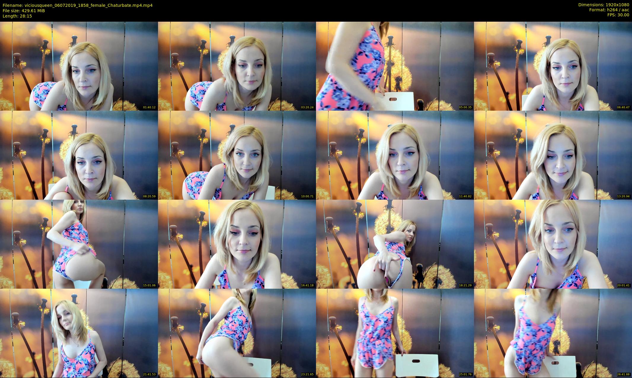 viciousqueen — 29 minute Chaturbate female cam show recording, 1080p, Jul 6, 2019