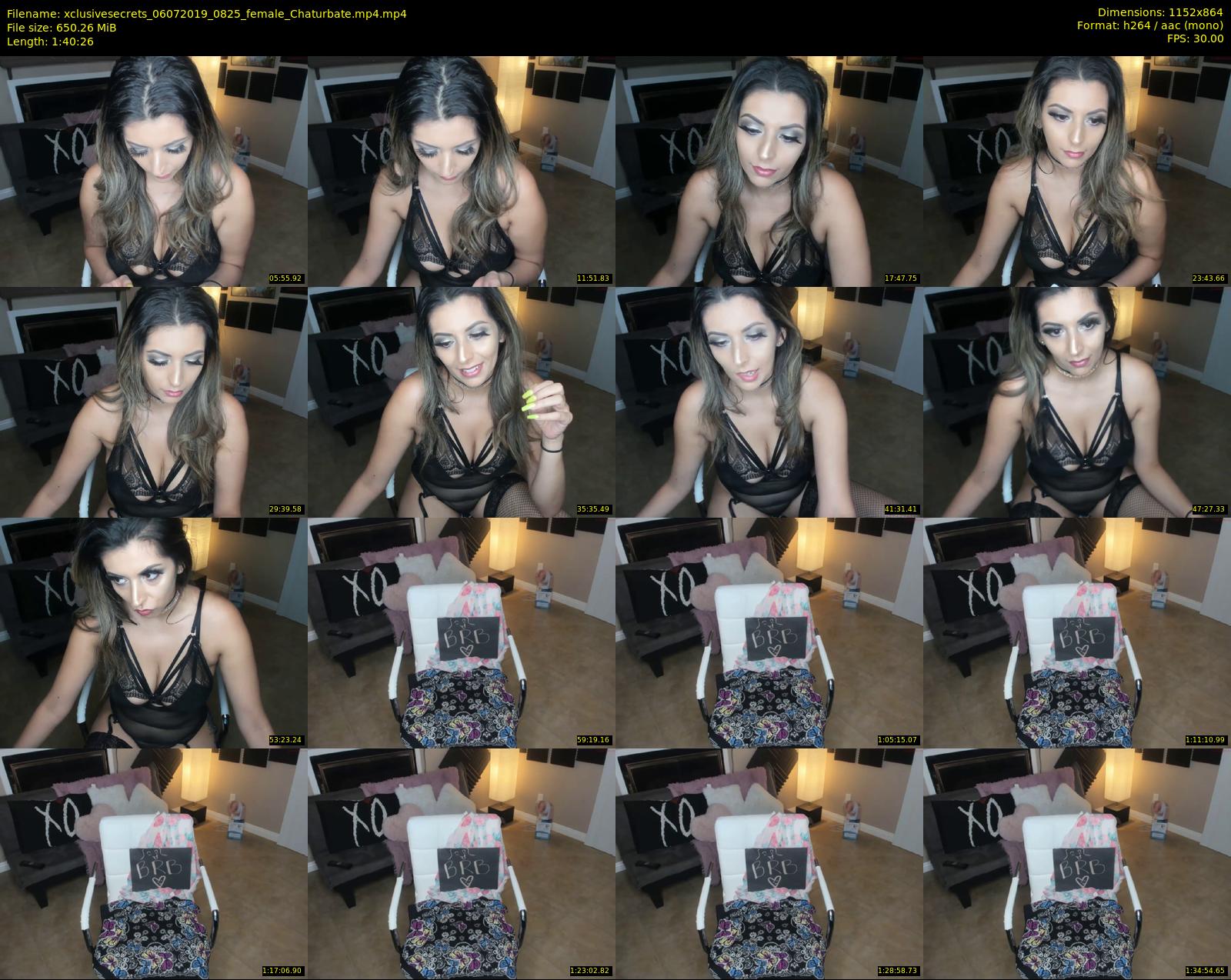 xclusivesecrets — 101 minute Chaturbate female cam show recording, 720p, Jul 6, 2019