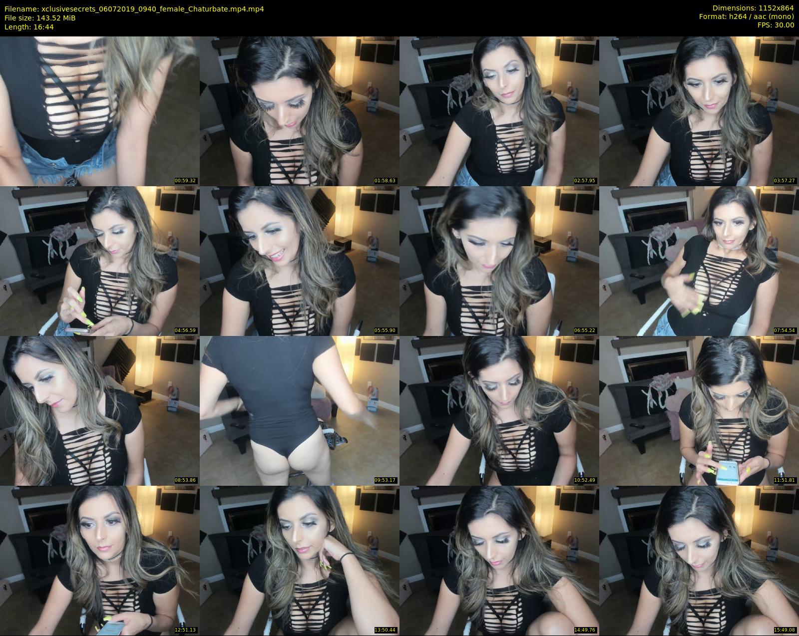 xclusivesecrets — 17 minute Chaturbate female cam show recording, 720p, Jul 6, 2019