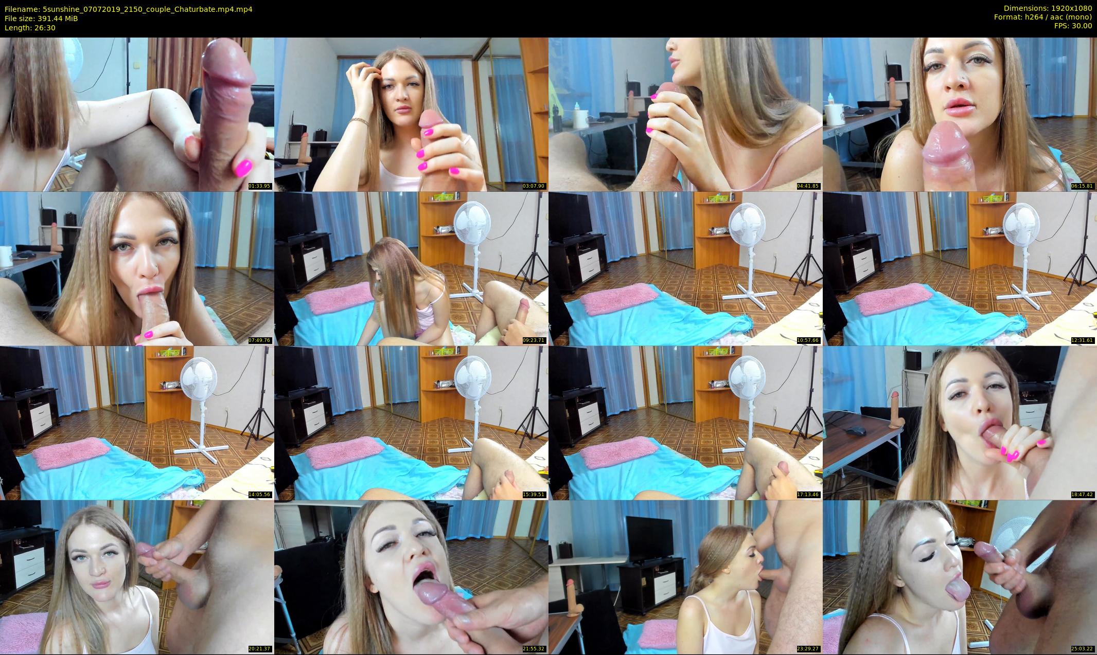 5sunshine — 27 minute Chaturbate couple cam show recording, 1080p, Jul 7, 2019