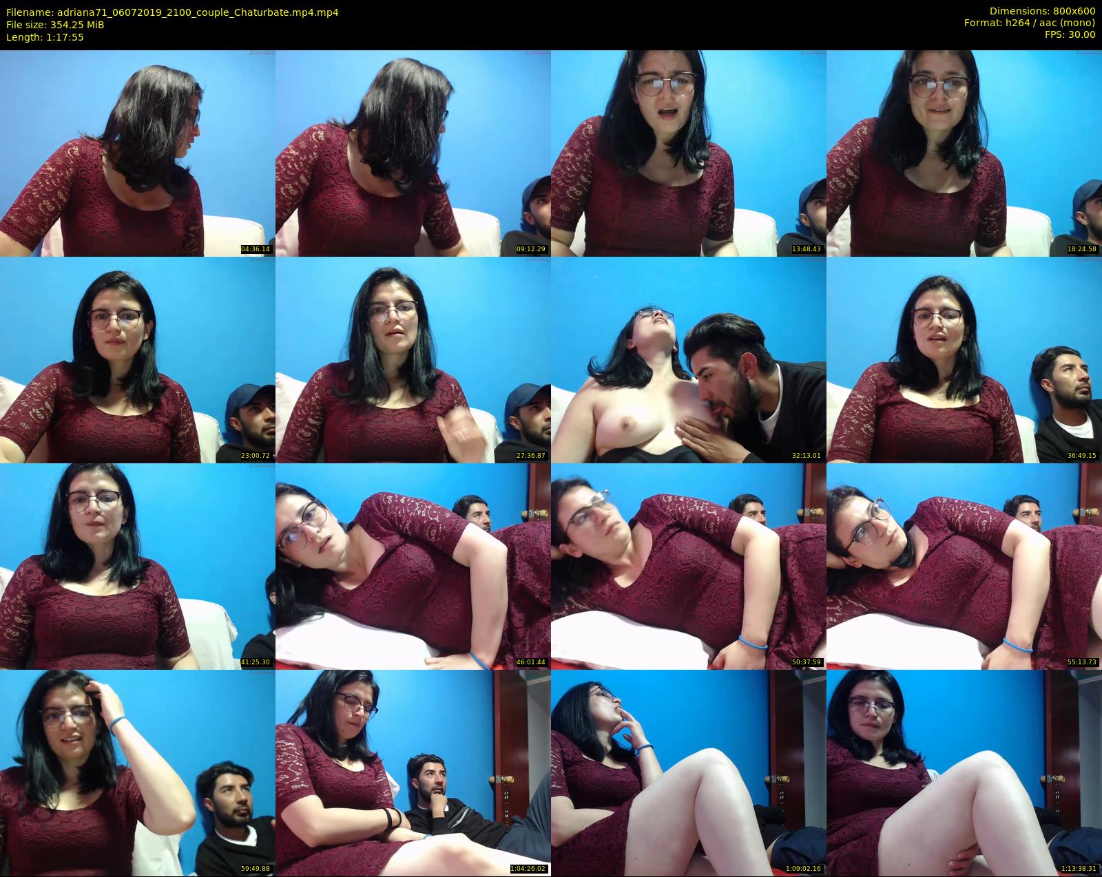 adriana71 — 78 minute Chaturbate couple cam show recording, 480p, Jul 6, 2019