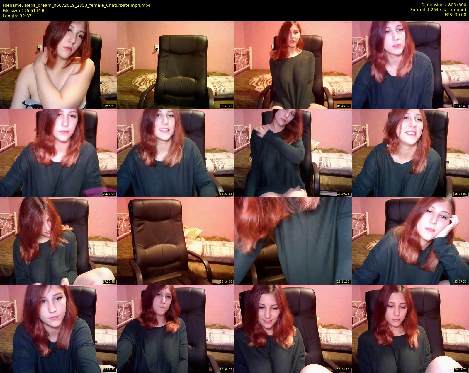 alexa_dream — 33 minute Chaturbate female cam show recording, 480p, Jul 6, 2019