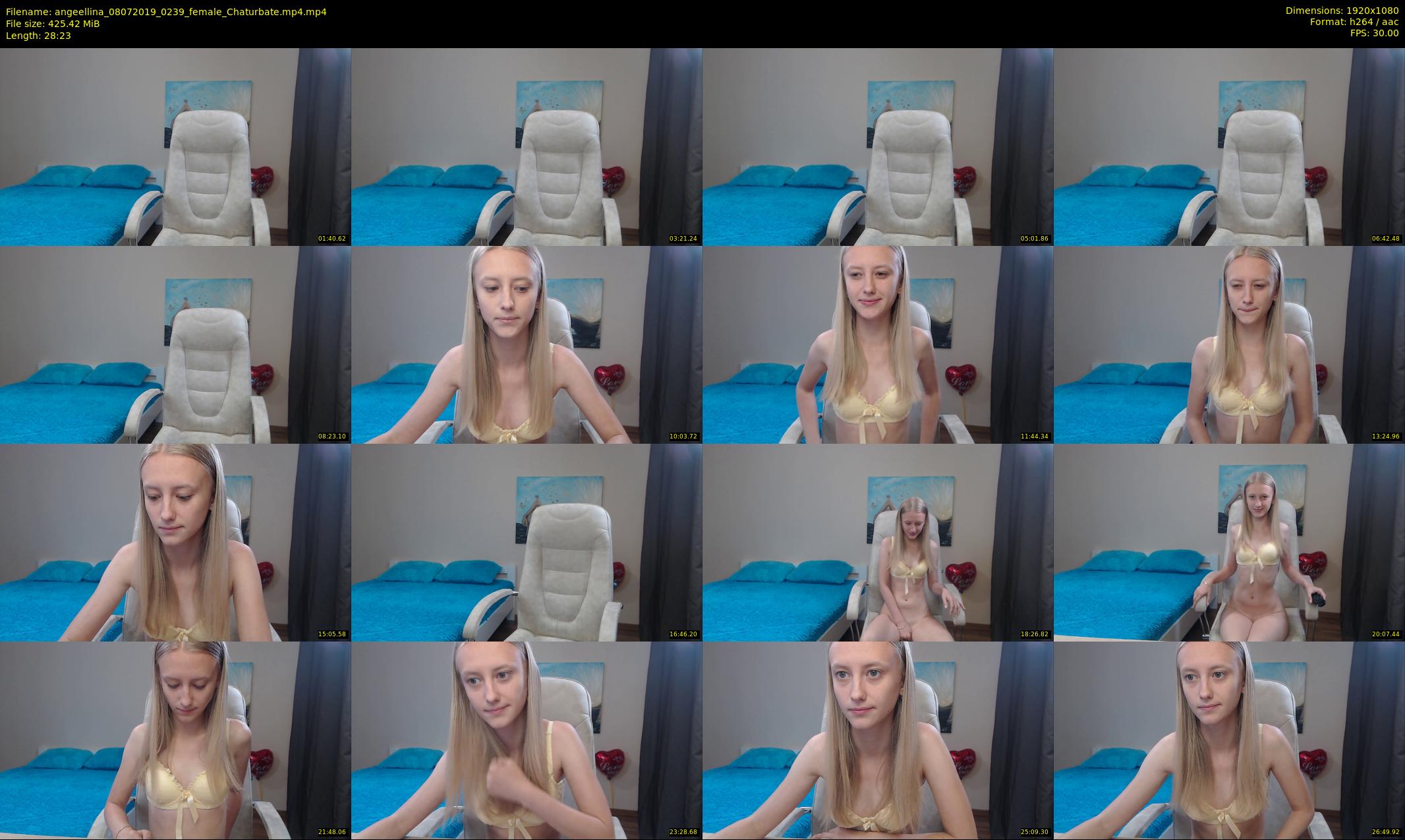angeellina — 29 minute Chaturbate female cam show recording, 1080p, Jul 8, 2019