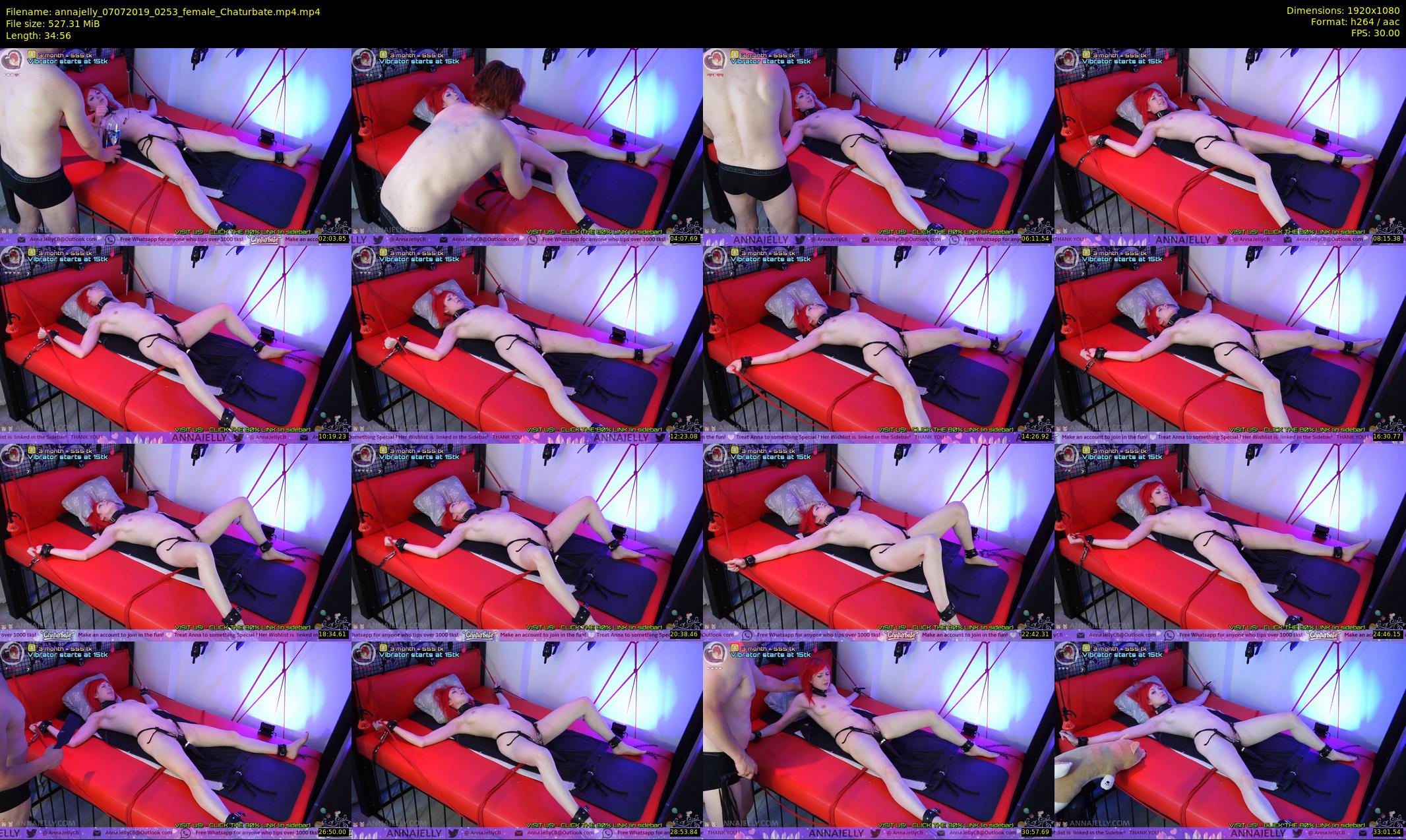 annajelly — 35 minute Chaturbate couple cam show recording, 1080p, Jul 7, 2019