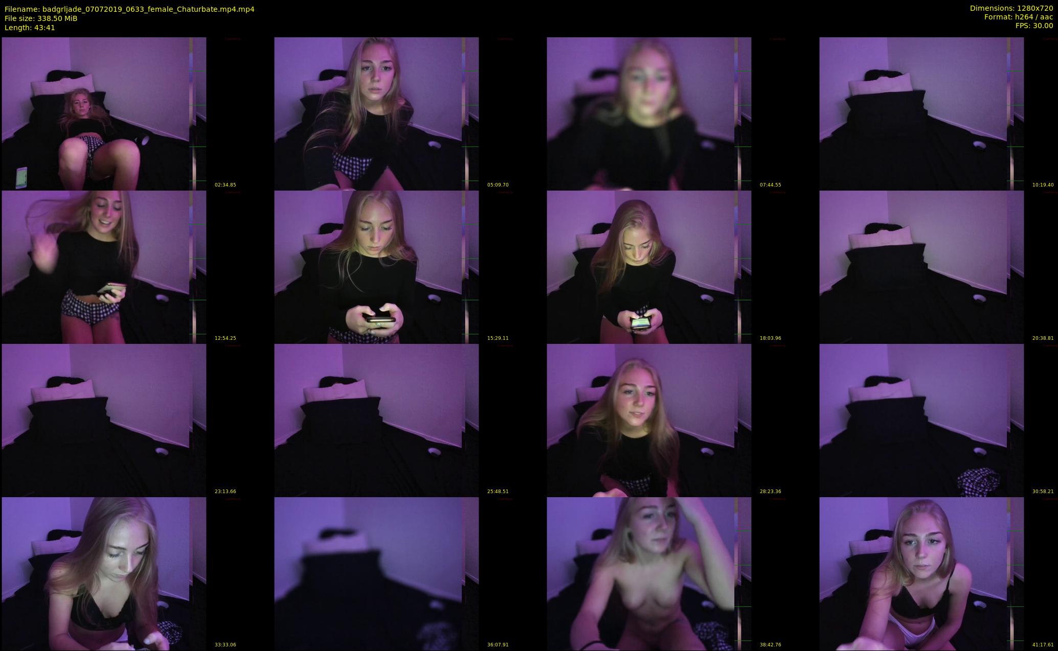 badgrljade — 44 minute Chaturbate female cam show recording, 720p, Jul 7, 2019