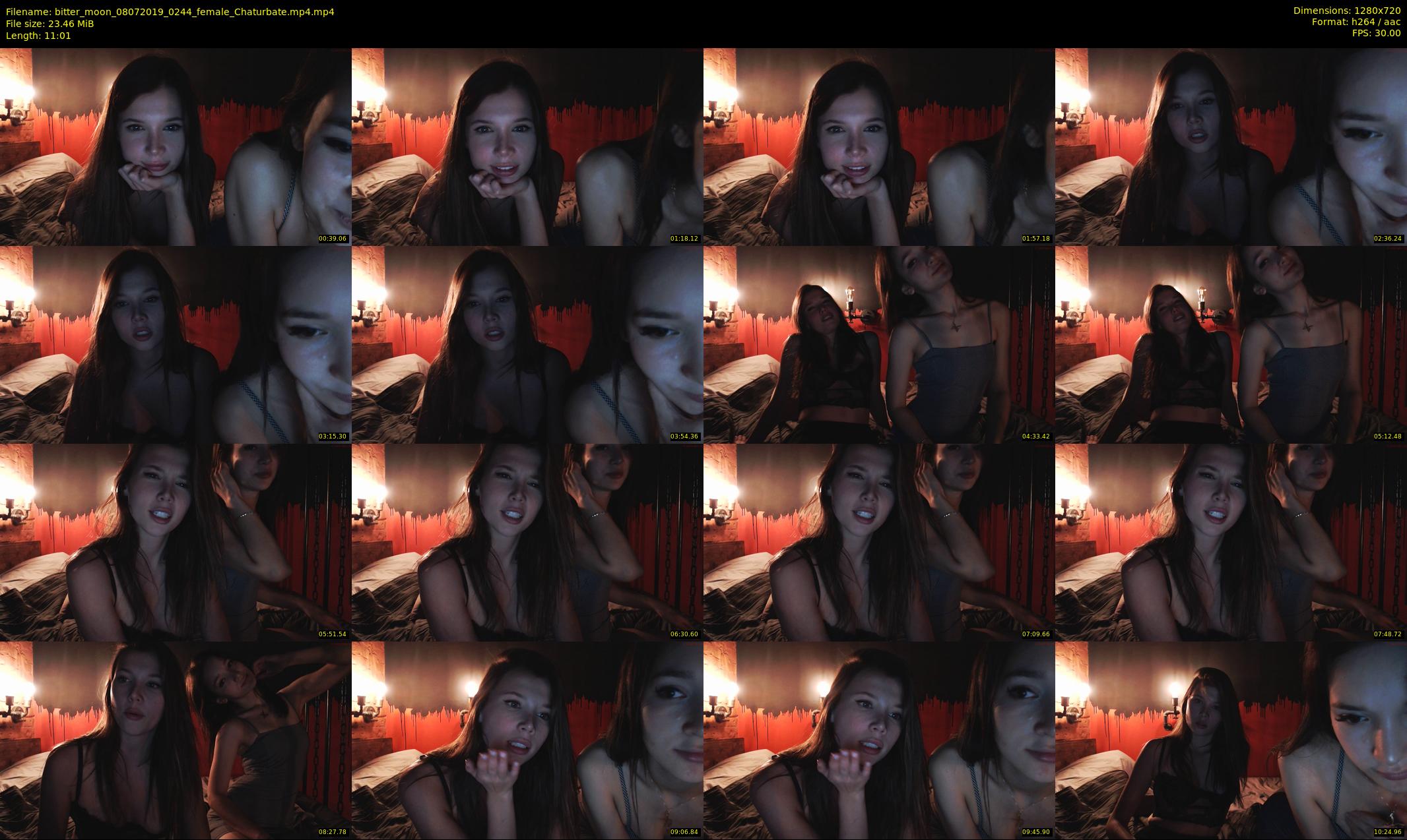 bitter_moon — 12 minute Chaturbate female cam show recording, 720p, Jul 8, 2019