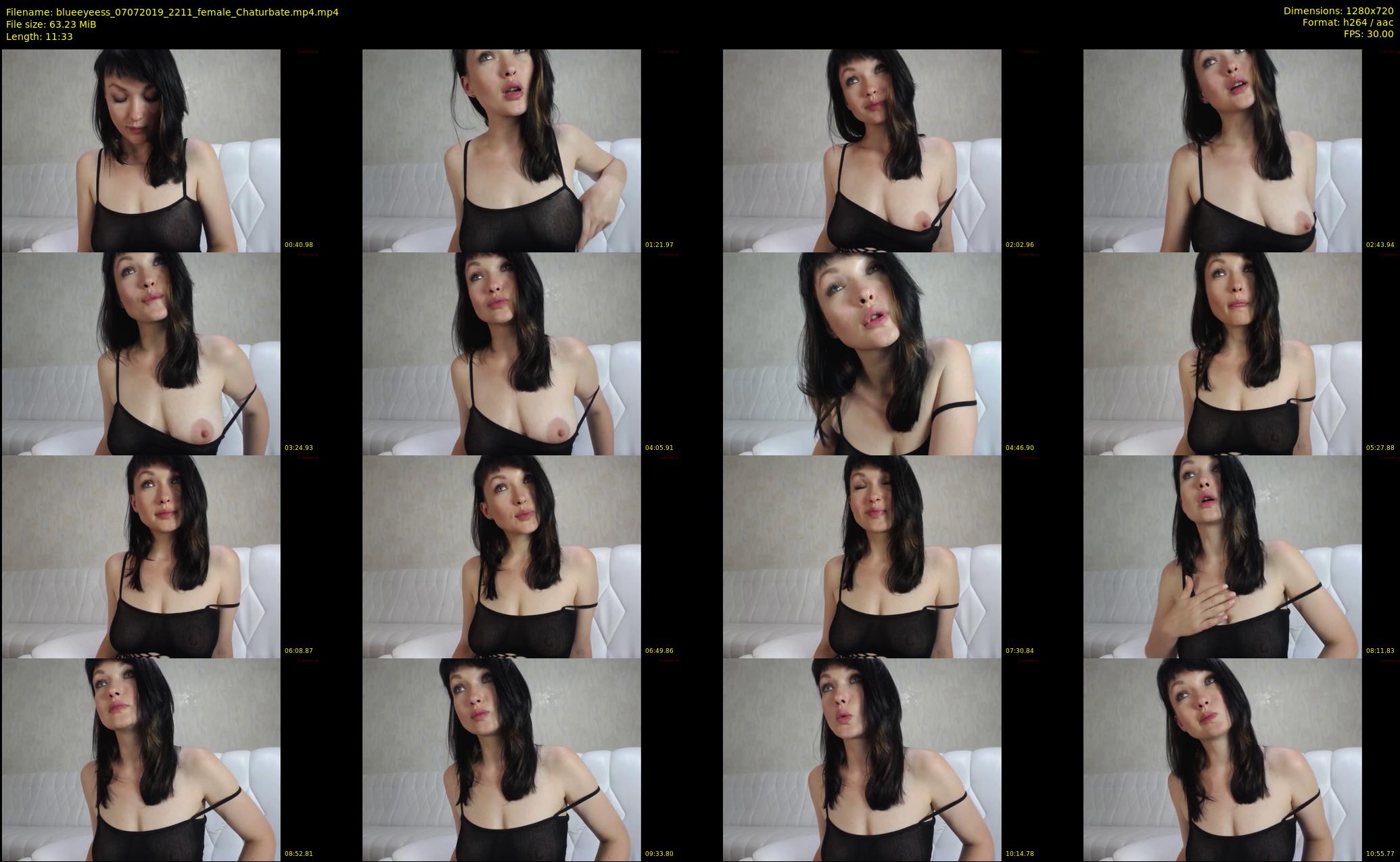blueeyeess — 12 minute Chaturbate female cam show recording, 720p, Jul 7, 2019