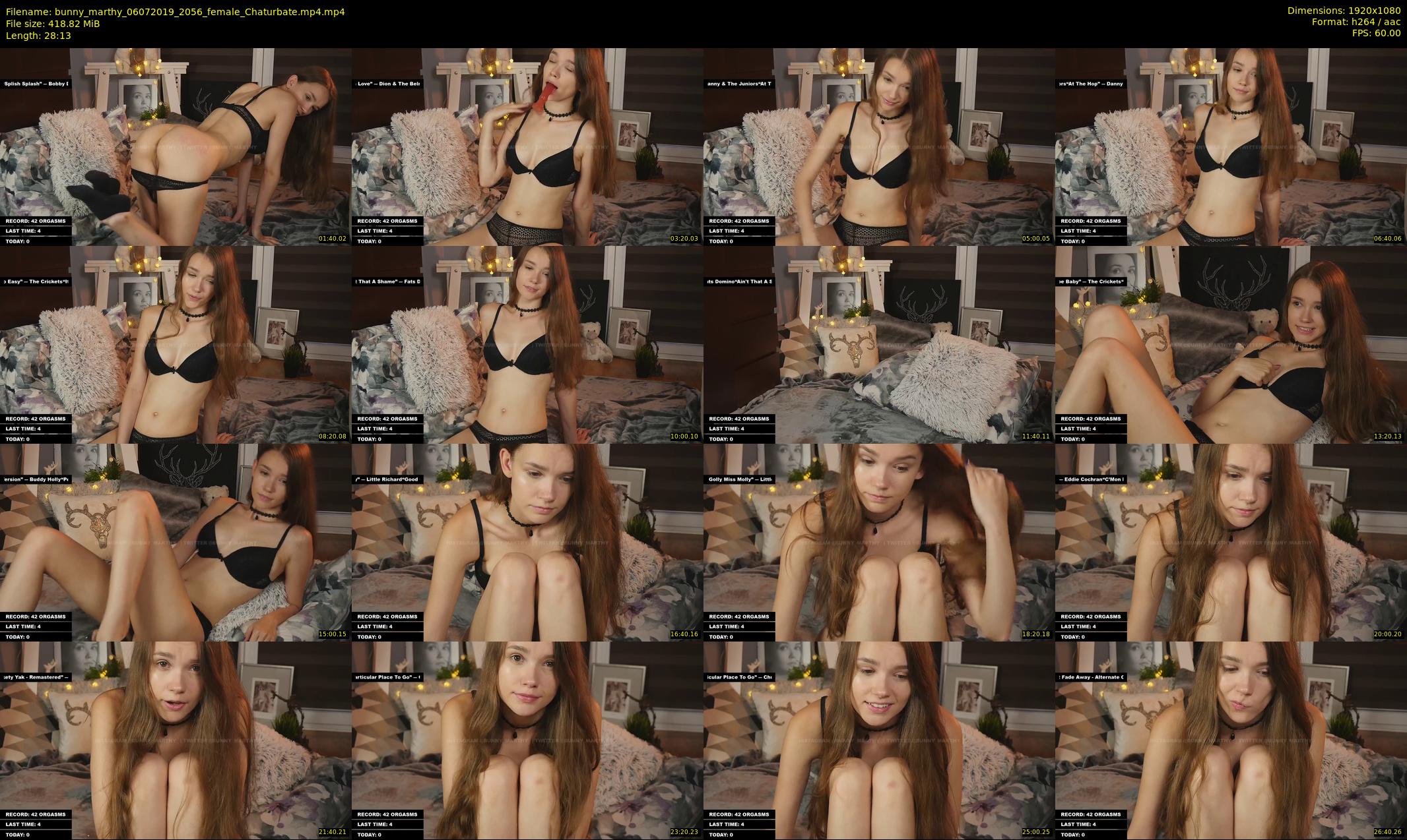 bunny_marthy — 29 minute Chaturbate female cam show recording, 1080p, Jul 6, 2019