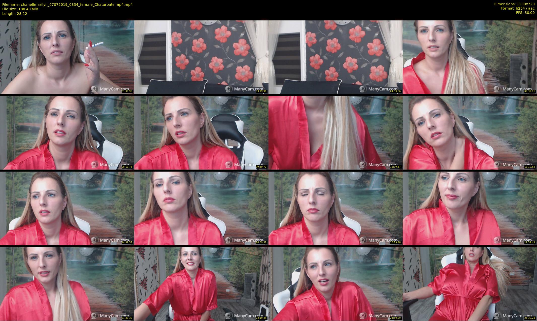 chanellmarilyn — 29 minute Chaturbate female cam show recording, 720p, Jul 7, 2019