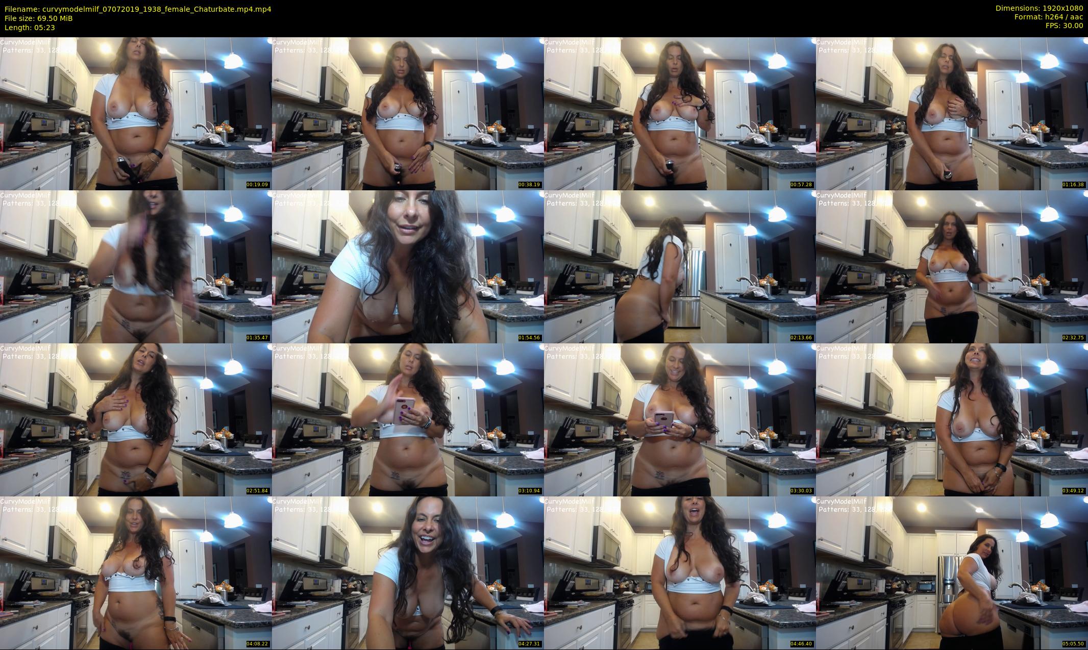curvymodelmilf — 6 minute Chaturbate female cam show recording, 1080p, Jul 7, 2019