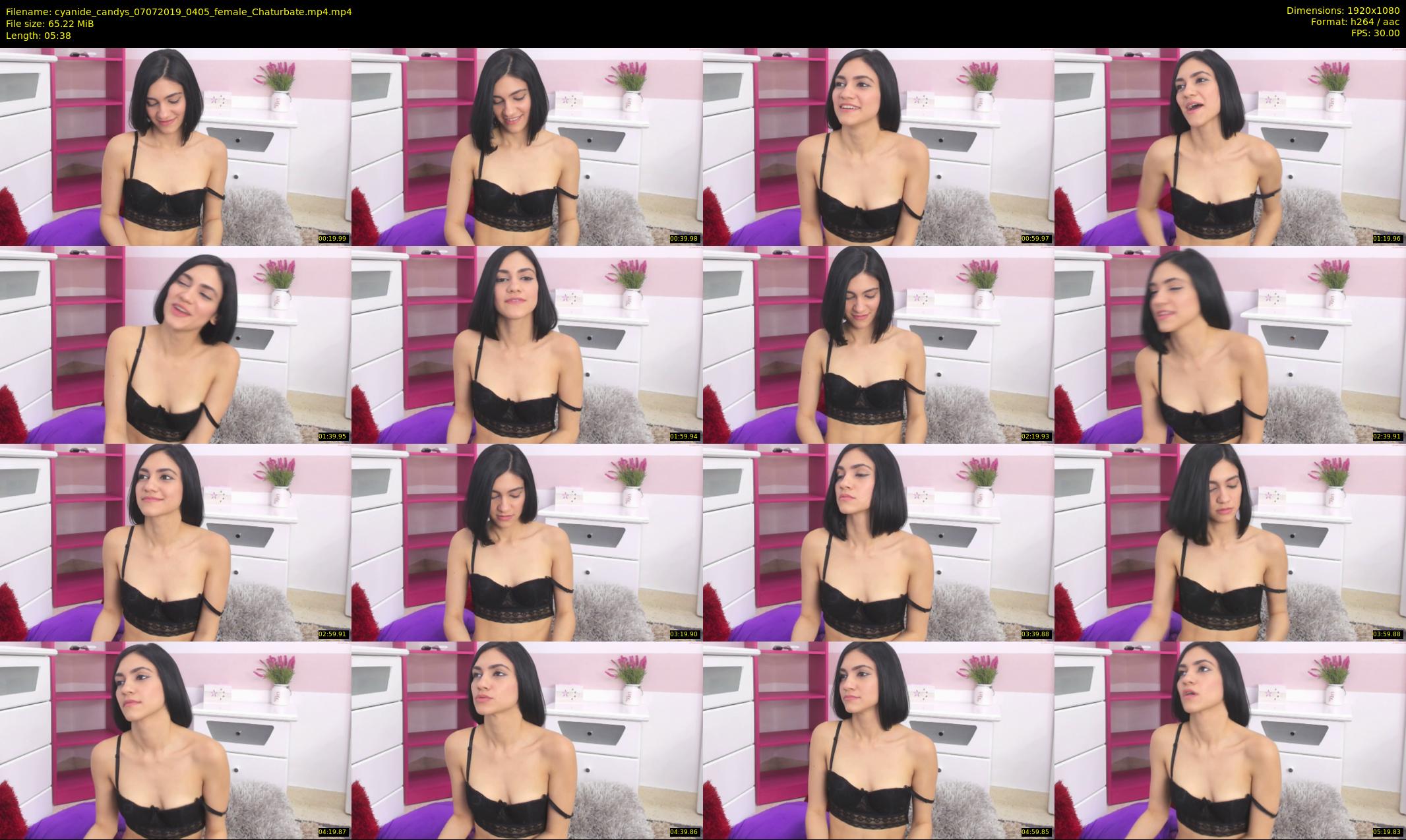 cyanide_candys — 6 minute Chaturbate female cam show recording, 1080p, Jul 7, 2019