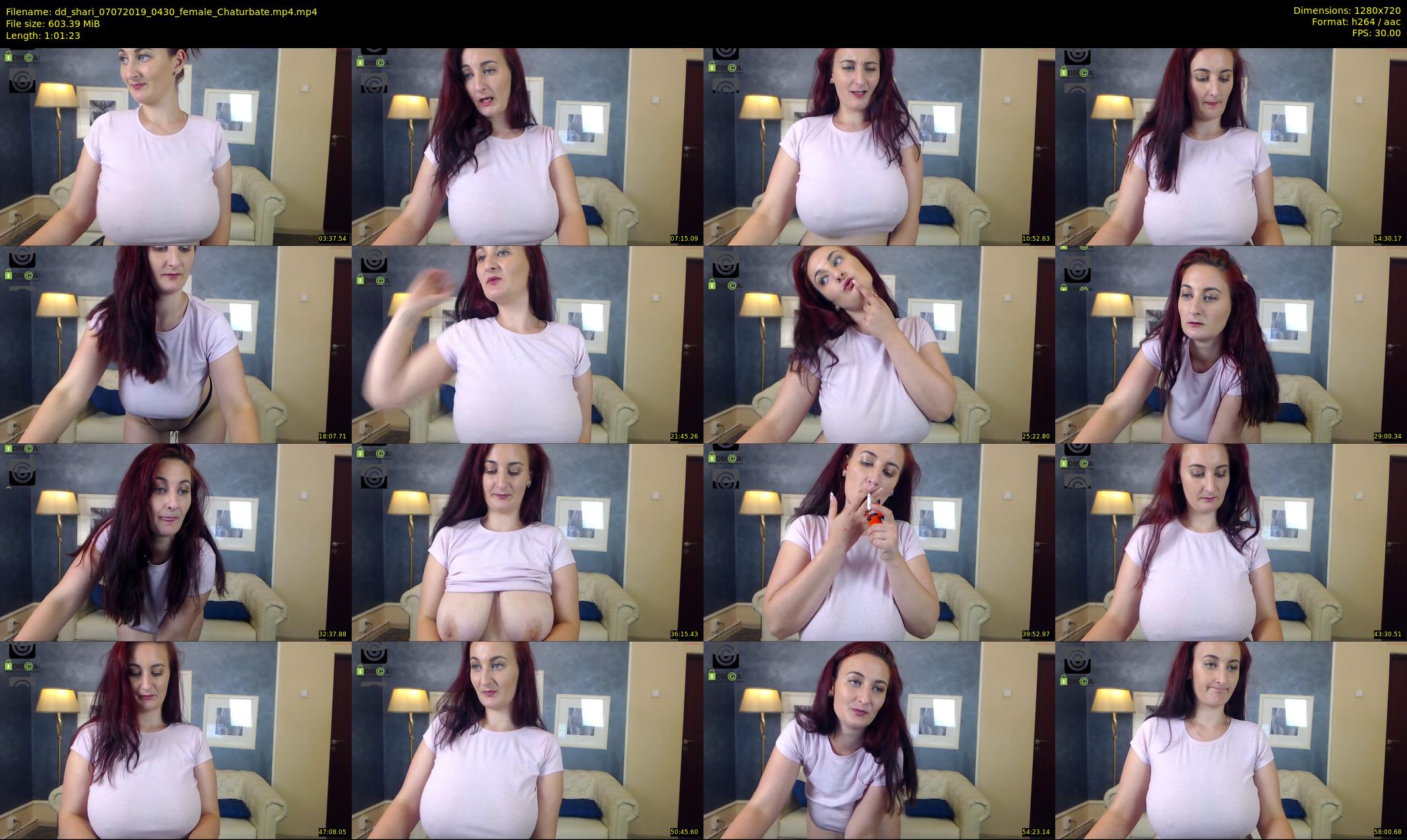 dd_shari — 62 minute Chaturbate female cam show recording, 720p, Jul 7, 2019