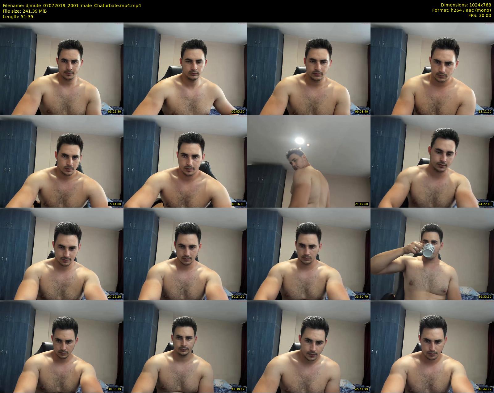 djmute — 52 minute Chaturbate male cam show recording, 720p, Jul 7, 2019