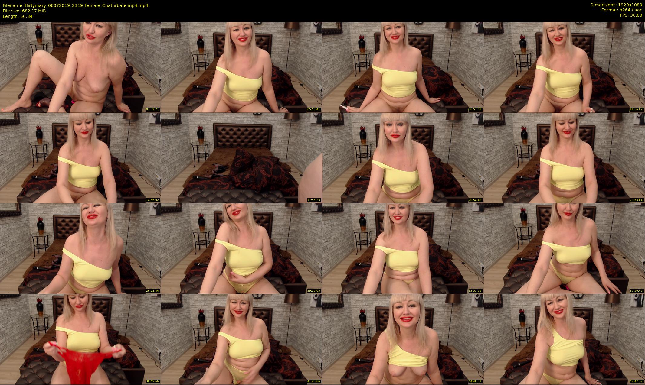 flirtymary — 51 minute Chaturbate female cam show recording, 1080p, Jul 6, 2019