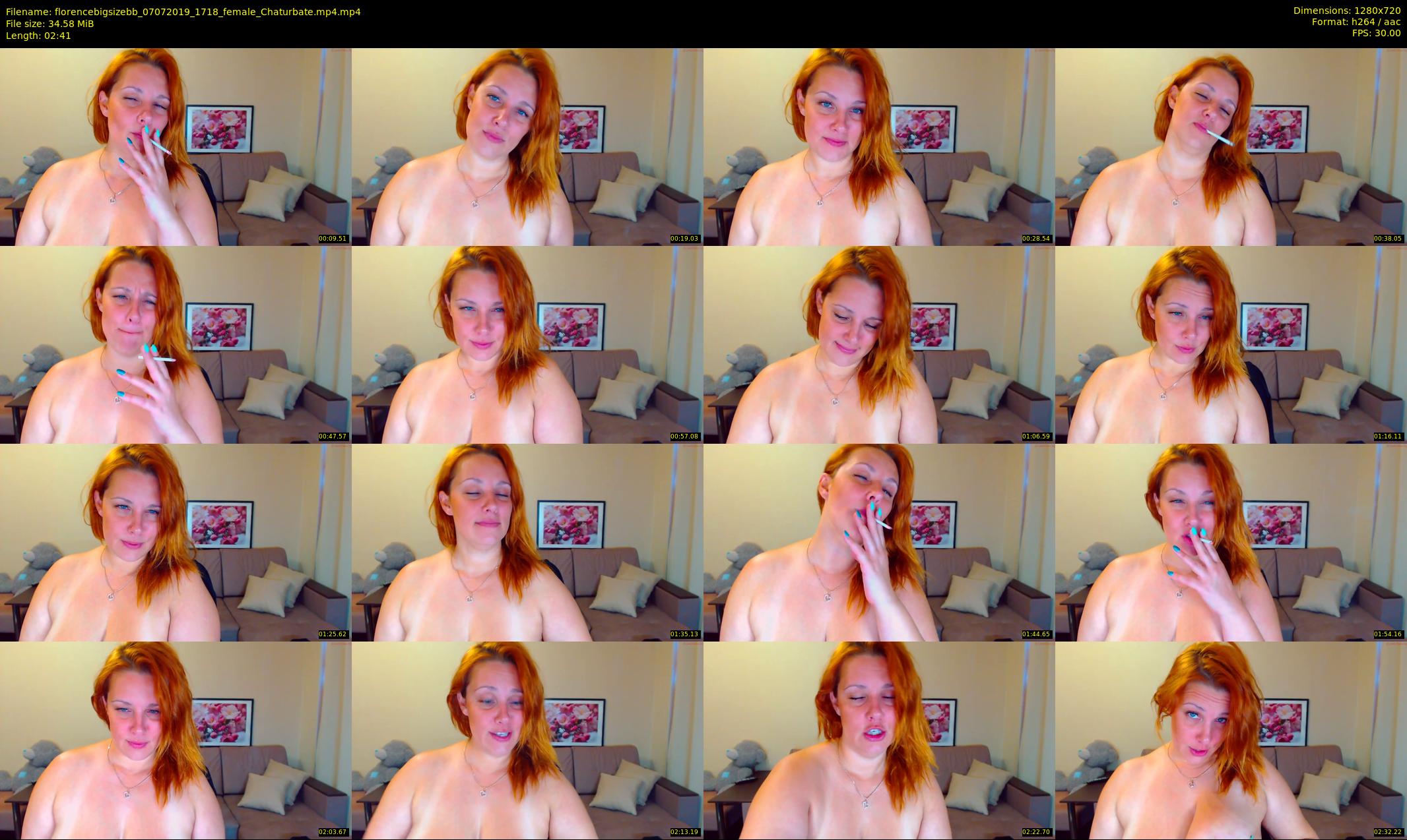 florencebigsizebb — 3 minute Chaturbate female cam show recording, 720p, Jul 7, 2019