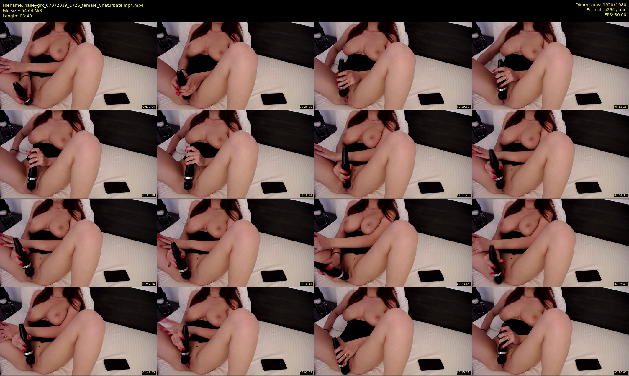haileygrx — 4 minute Chaturbate female cam show recording, 1080p, Jul 7, 2019