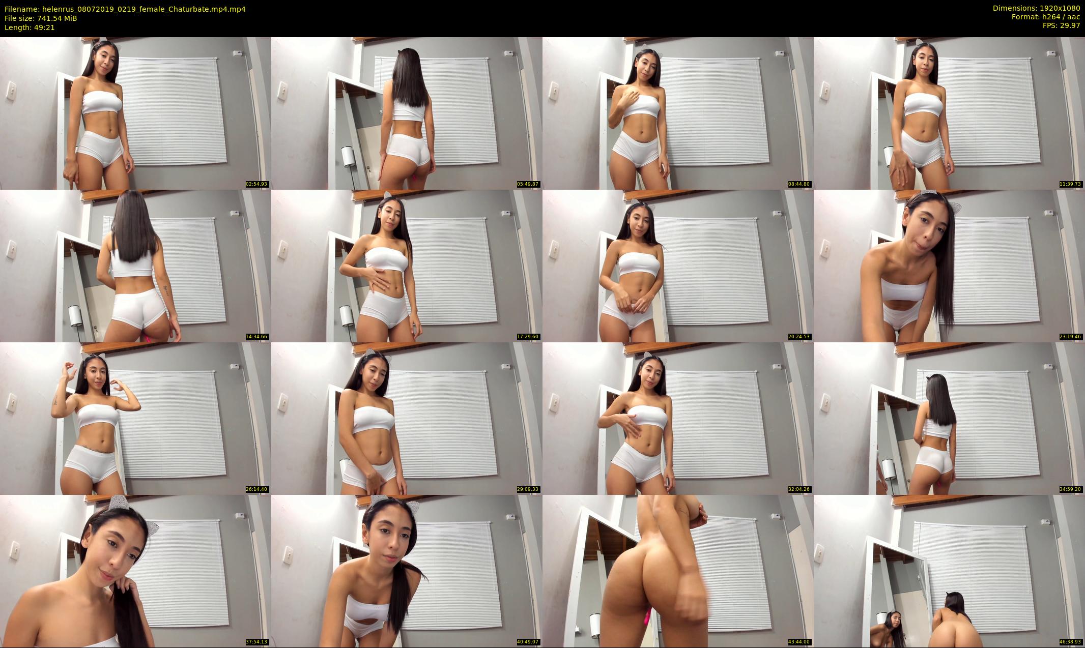 helenrus — 50 minute Chaturbate female cam show recording, 1080p, Jul 8, 2019